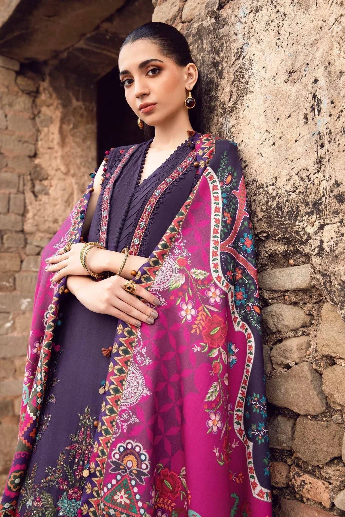 Maria B | M Prints Winter 24 | MPT-2402-A - Rang-e-Khaas