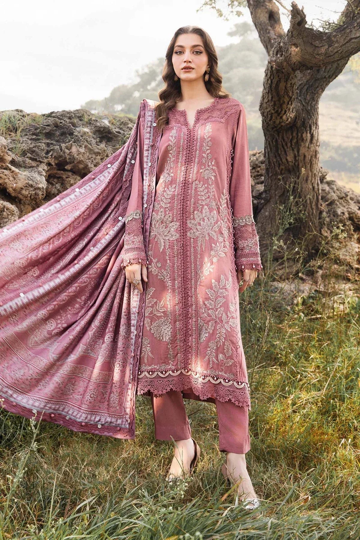 Maria B | M Prints Winter 24 | MPT-2404-A - Rang-e-Khaas