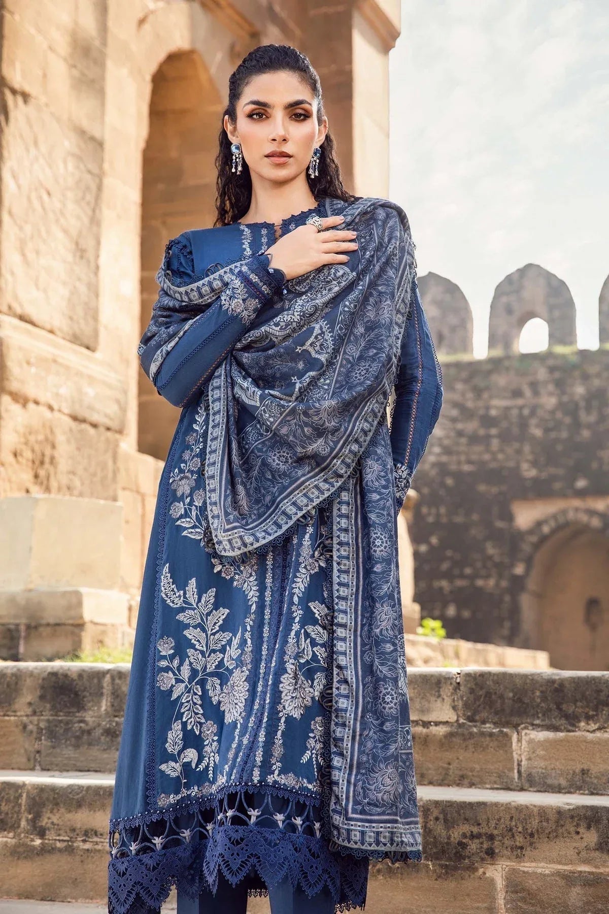 Maria B | M Prints Winter 24 | MPT-2404-B - Rang-e-Khaas