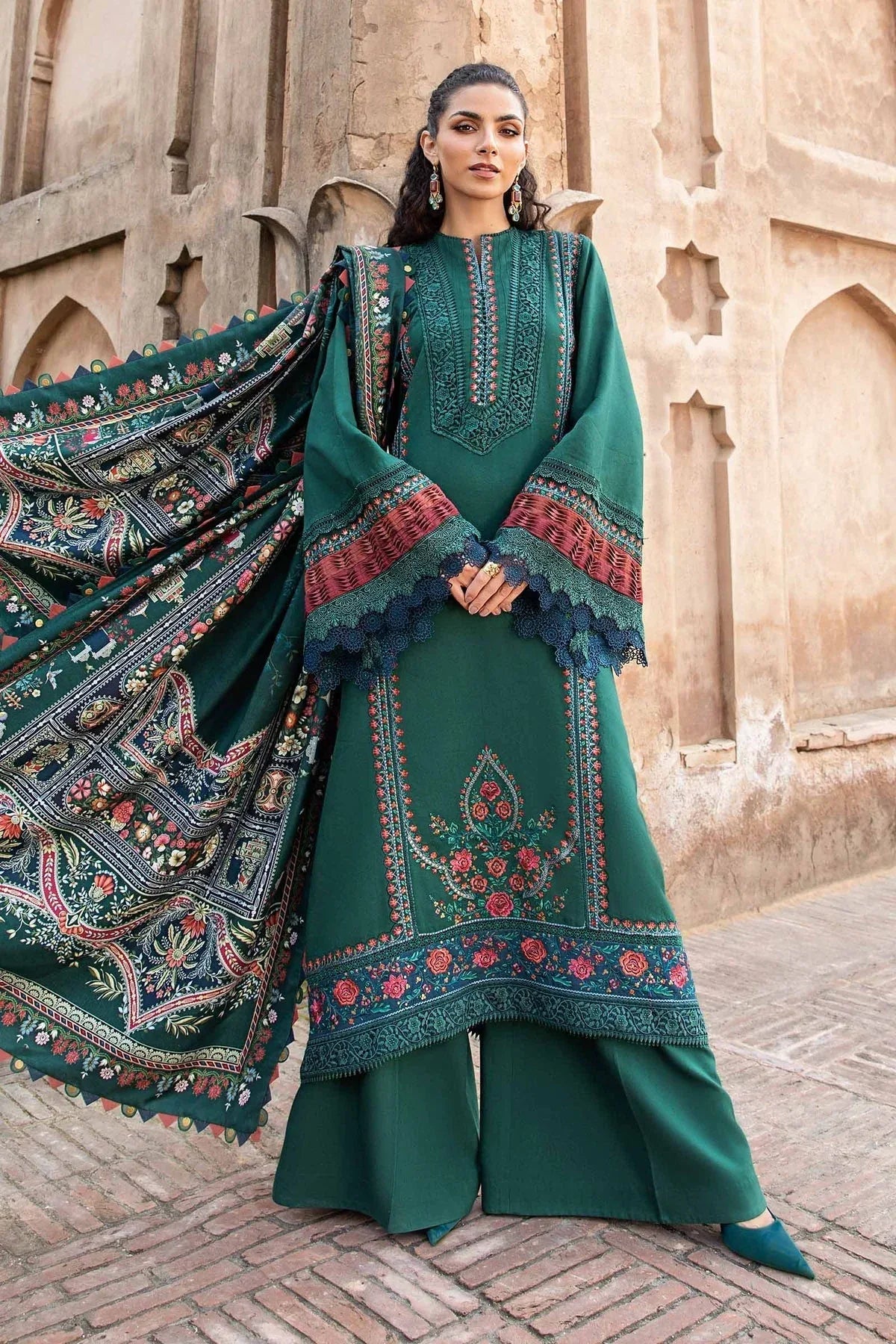 Maria B | M Prints Winter 24 | MPT-2405-B - Rang-e-Khaas