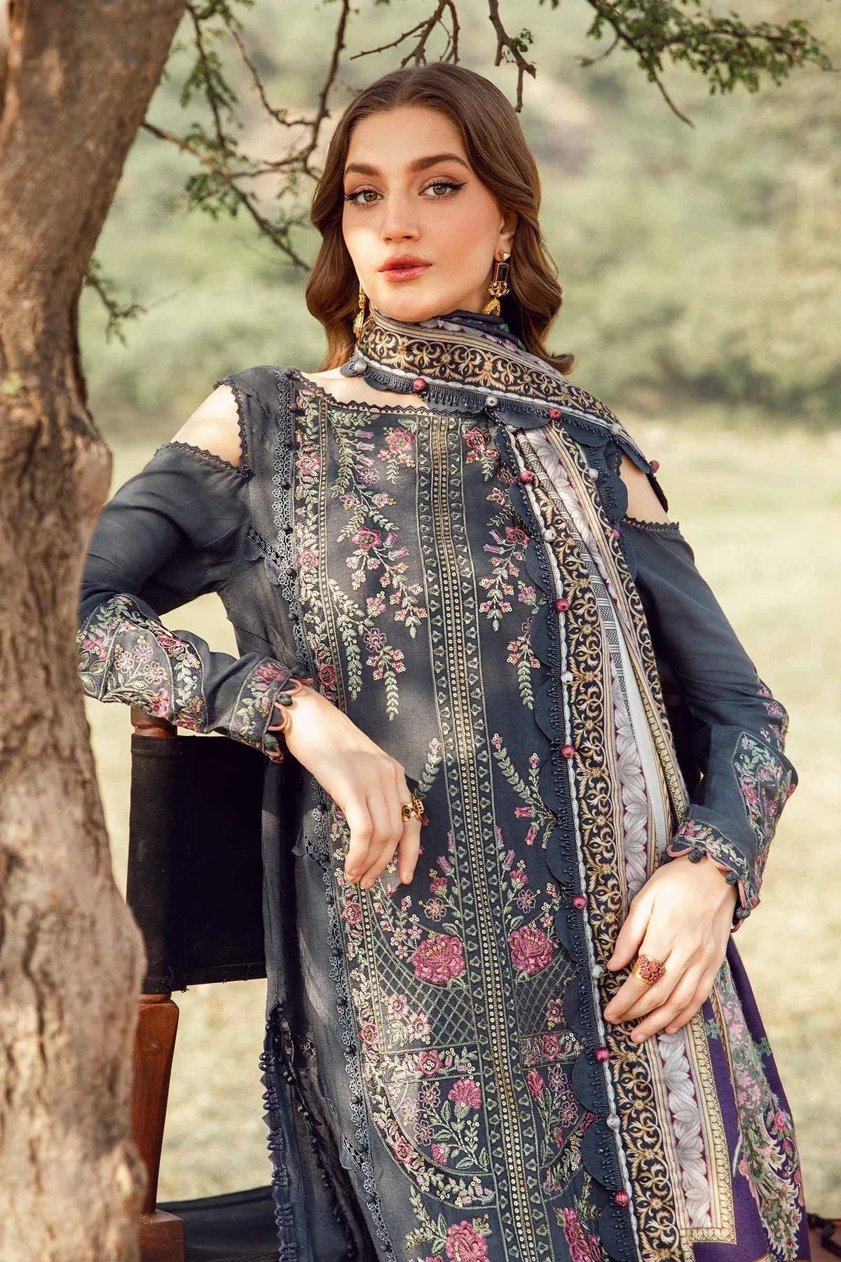 Maria B | M Prints Winter 24 | MPT-2406-A - Rang-e-Khaas