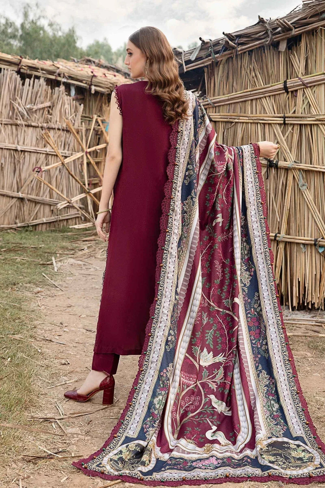 Maria B | M Prints Winter 24 | MPT-2406-B - Rang-e-Khaas