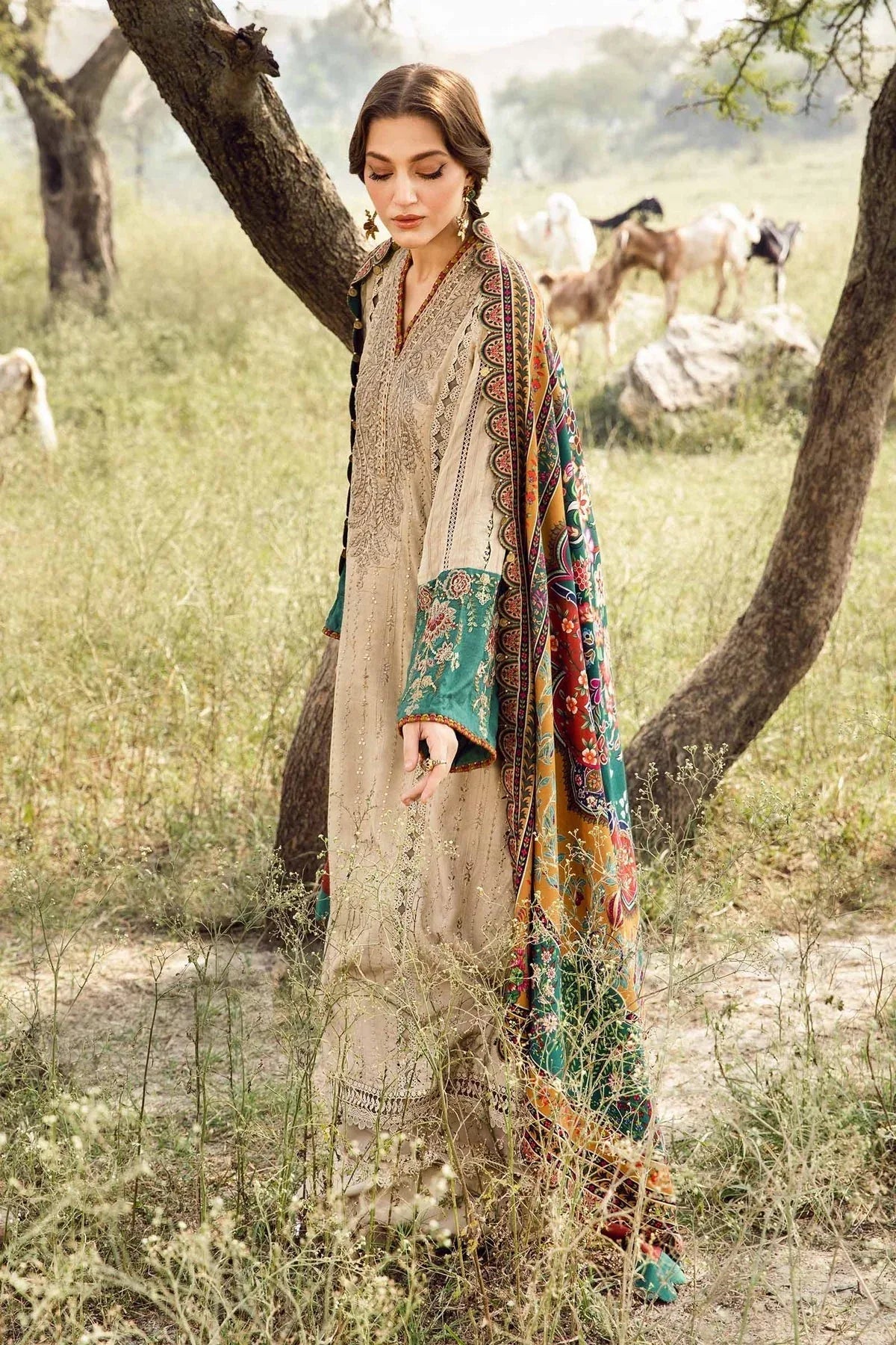 Maria B | M Prints Winter 24 | MPT-2407-A - Rang-e-Khaas