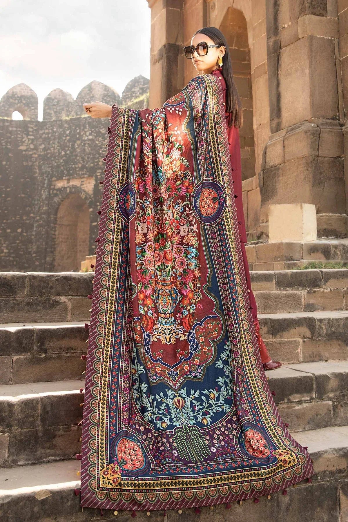 Maria B | M Prints Winter 24 | MPT-2407-B - Rang-e-Khaas