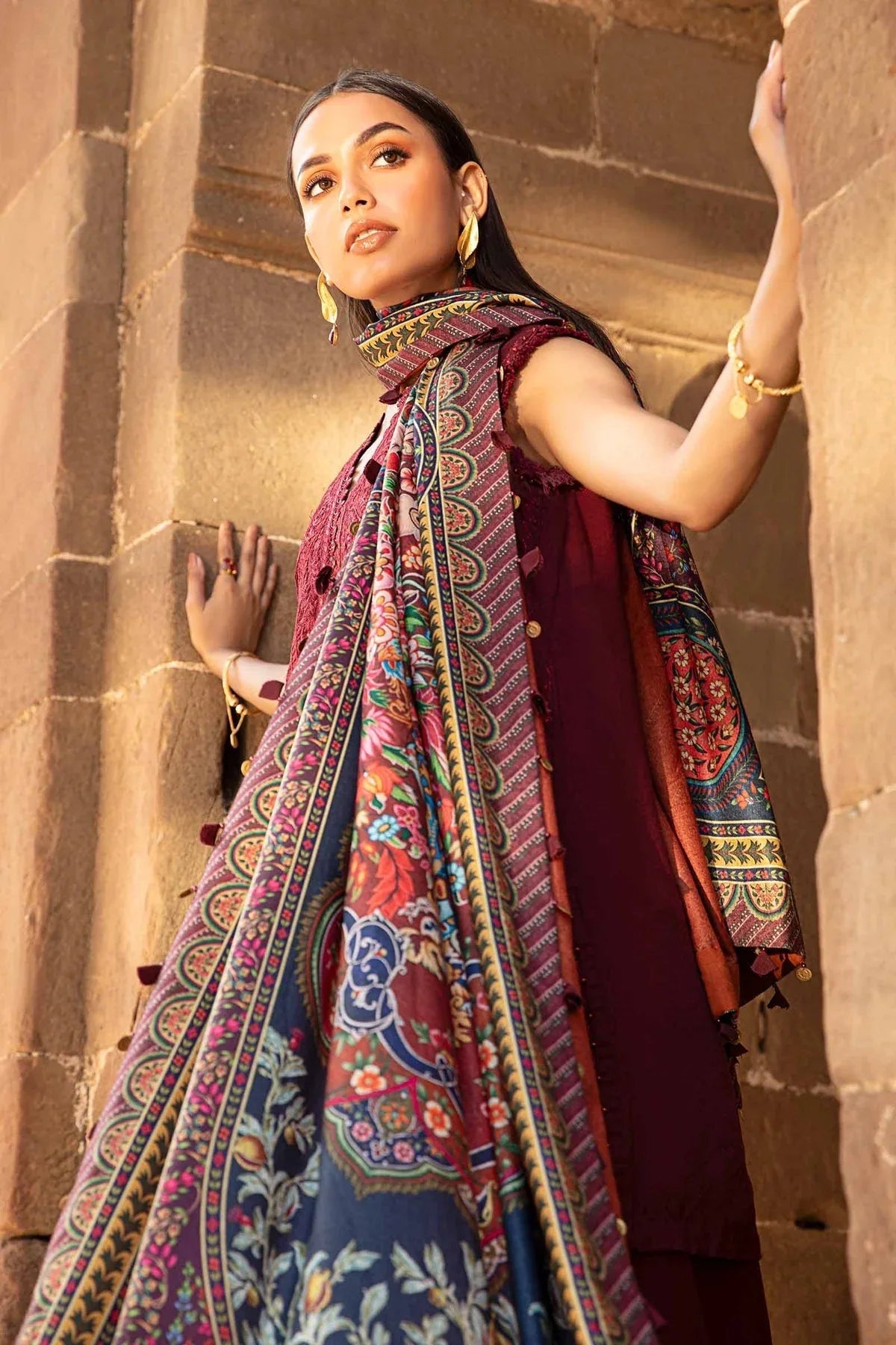 Maria B | M Prints Winter 24 | MPT-2407-B - Rang-e-Khaas