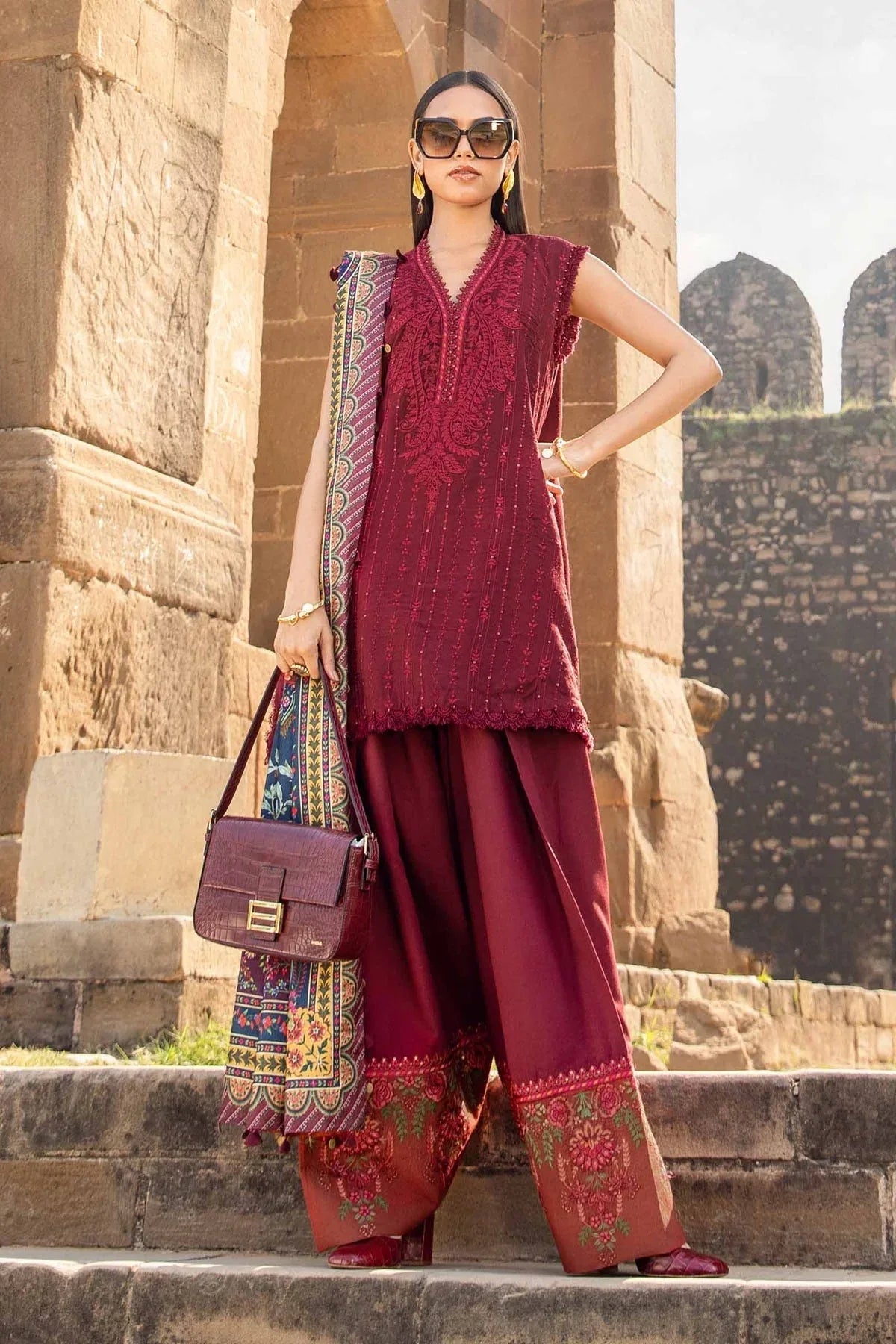 Maria B | M Prints Winter 24 | MPT-2407-B - Rang-e-Khaas