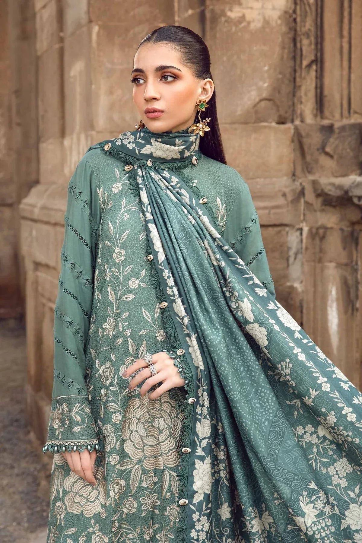 Maria B | M Prints Winter 24 | MPT-2408-A - Rang-e-Khaas