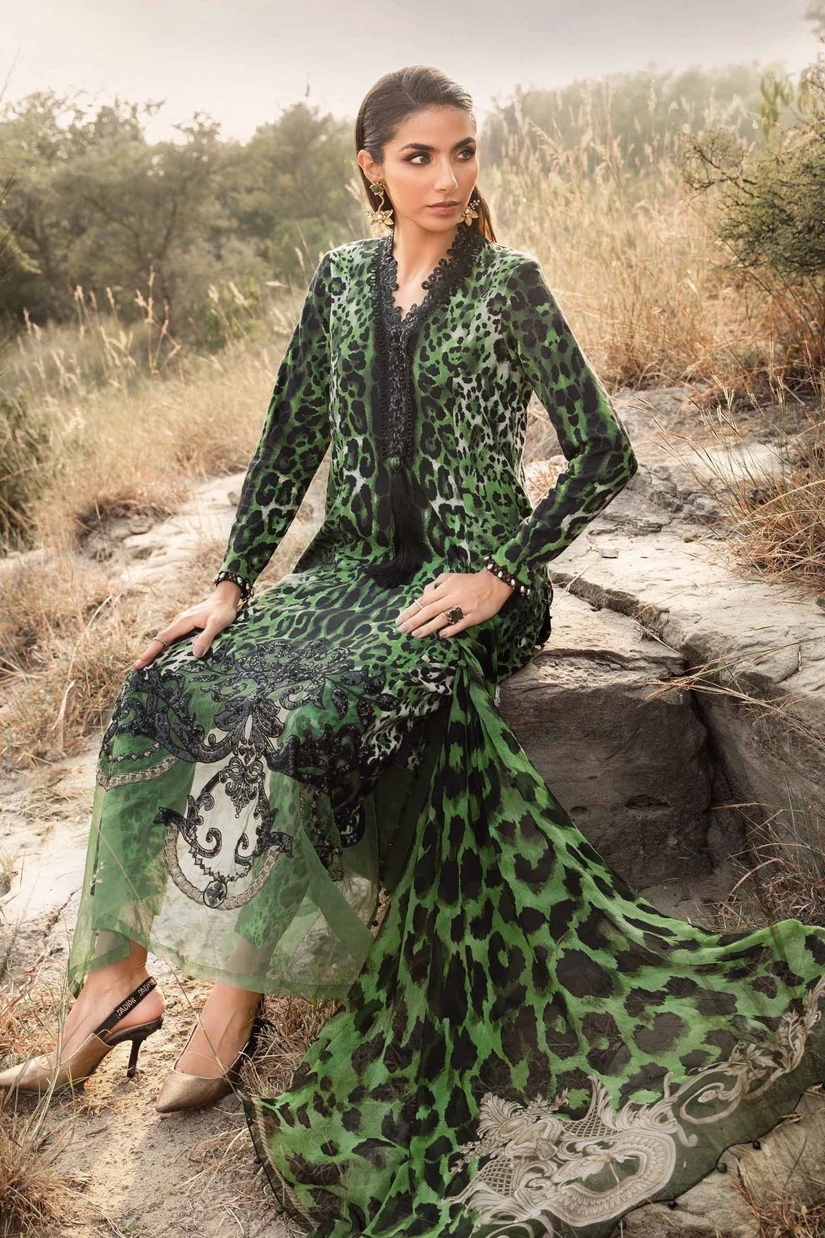 Maria B | M Prints Winter 24 | MPT-2409-A - Rang-e-Khaas