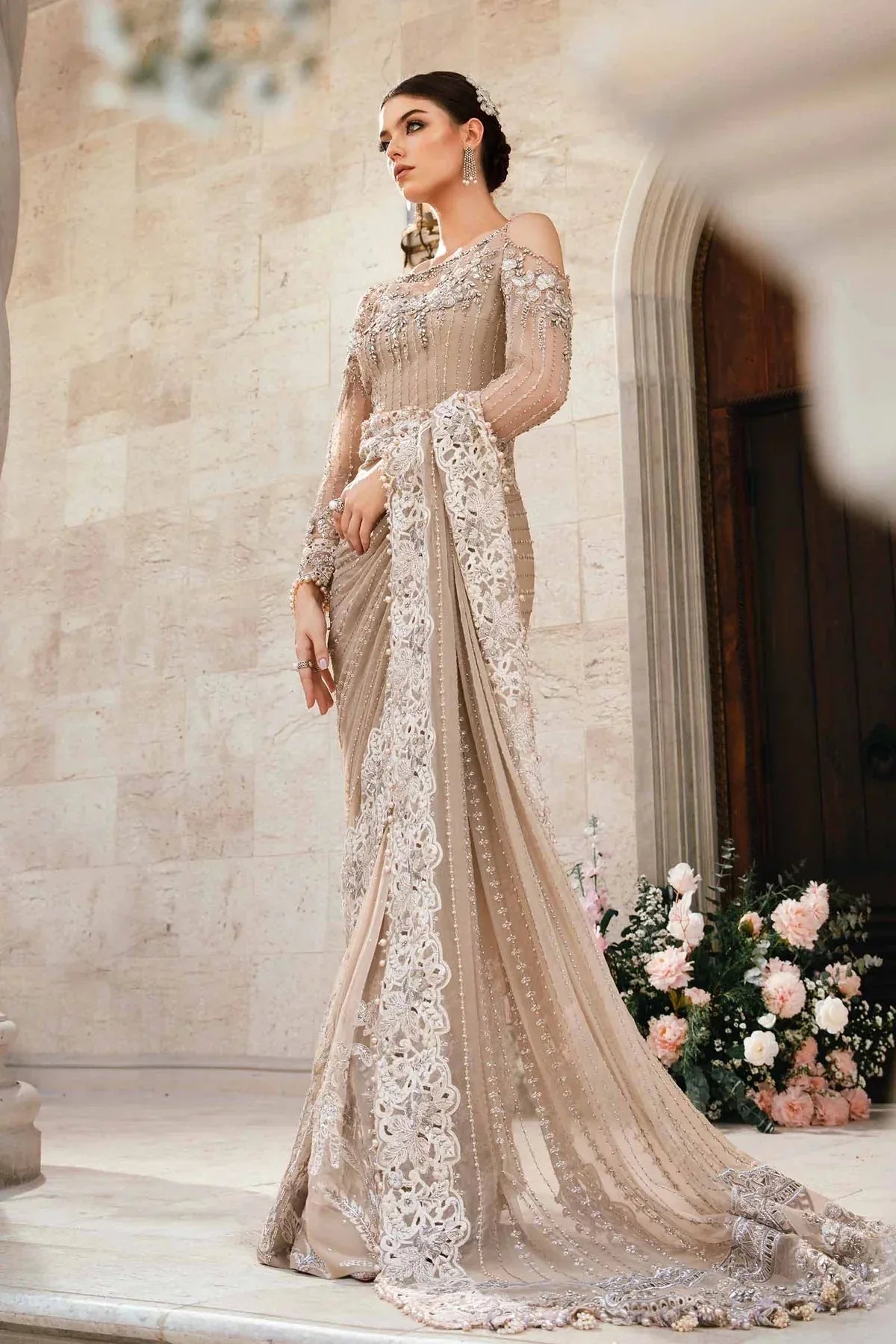 Maria B | Mbroidered Fabrics 2024 | BD-2801 - Rang-e-Khaas