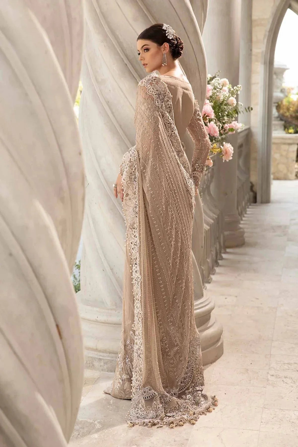 Maria B | Mbroidered Fabrics 2024 | BD-2801 - Rang-e-Khaas