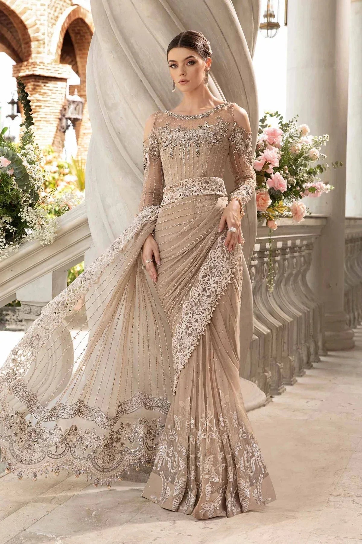Maria B | Mbroidered Fabrics 2024 | BD-2801 - Rang-e-Khaas