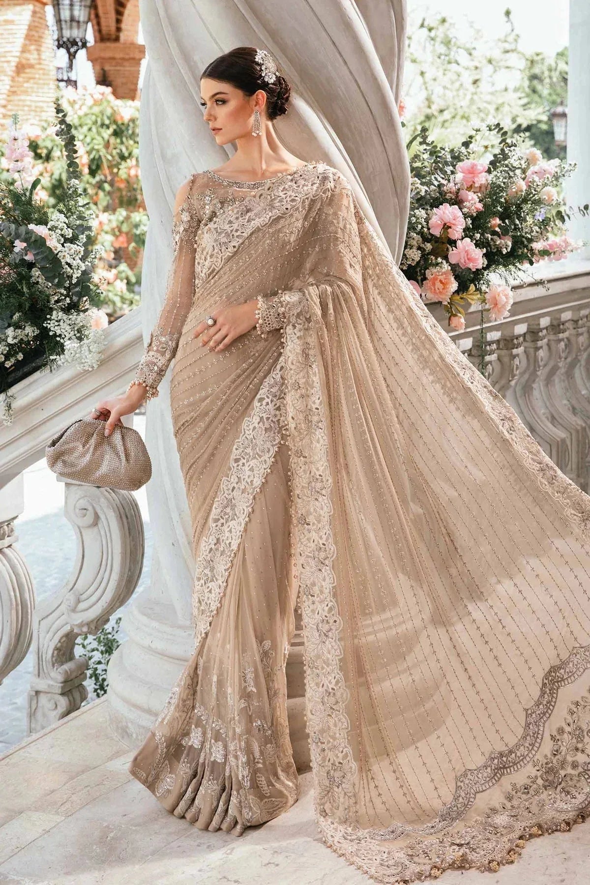 Maria B | Mbroidered Fabrics 2024 | BD-2801 - Rang-e-Khaas