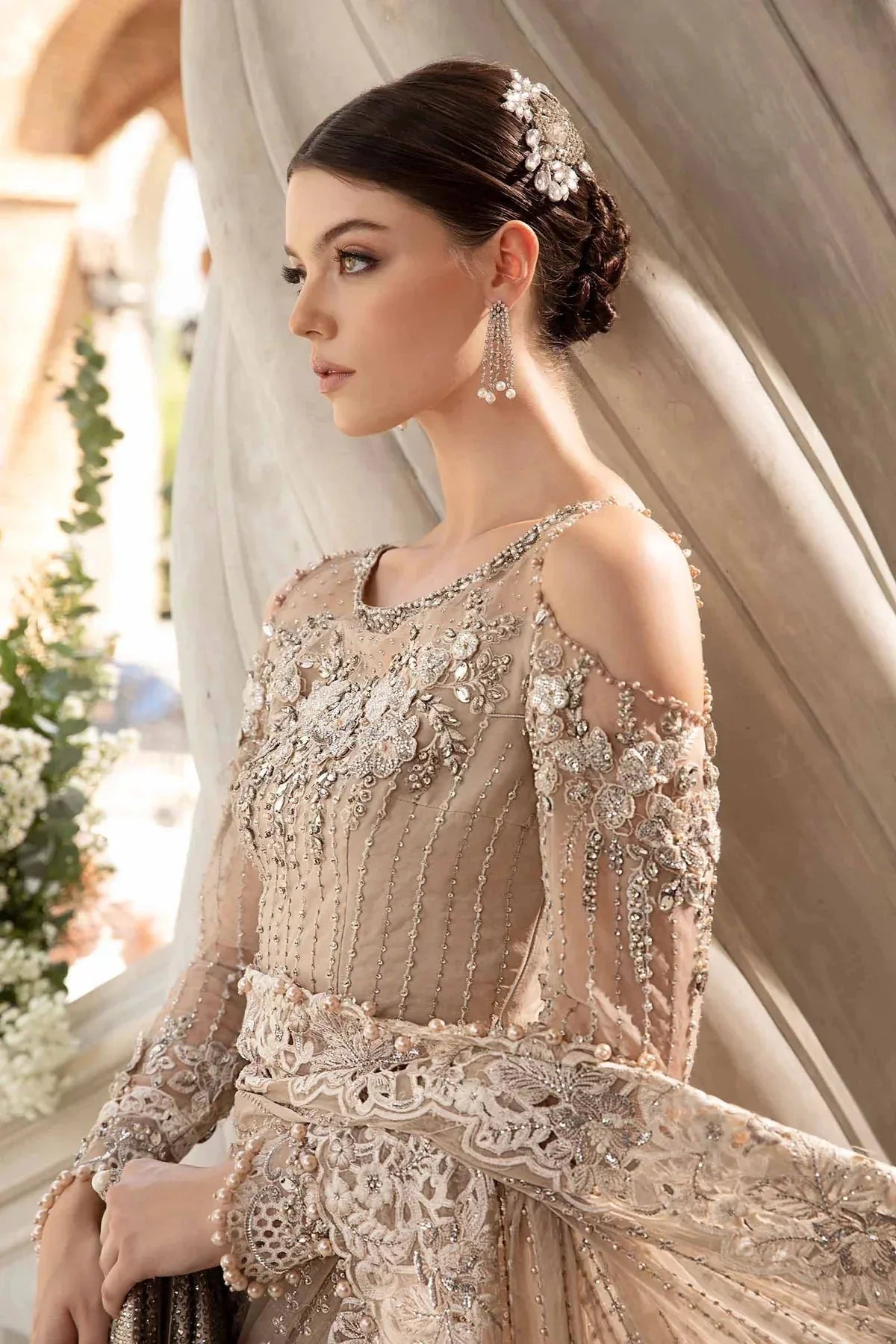 Maria B | Mbroidered Fabrics 2024 | BD-2801 - Rang-e-Khaas