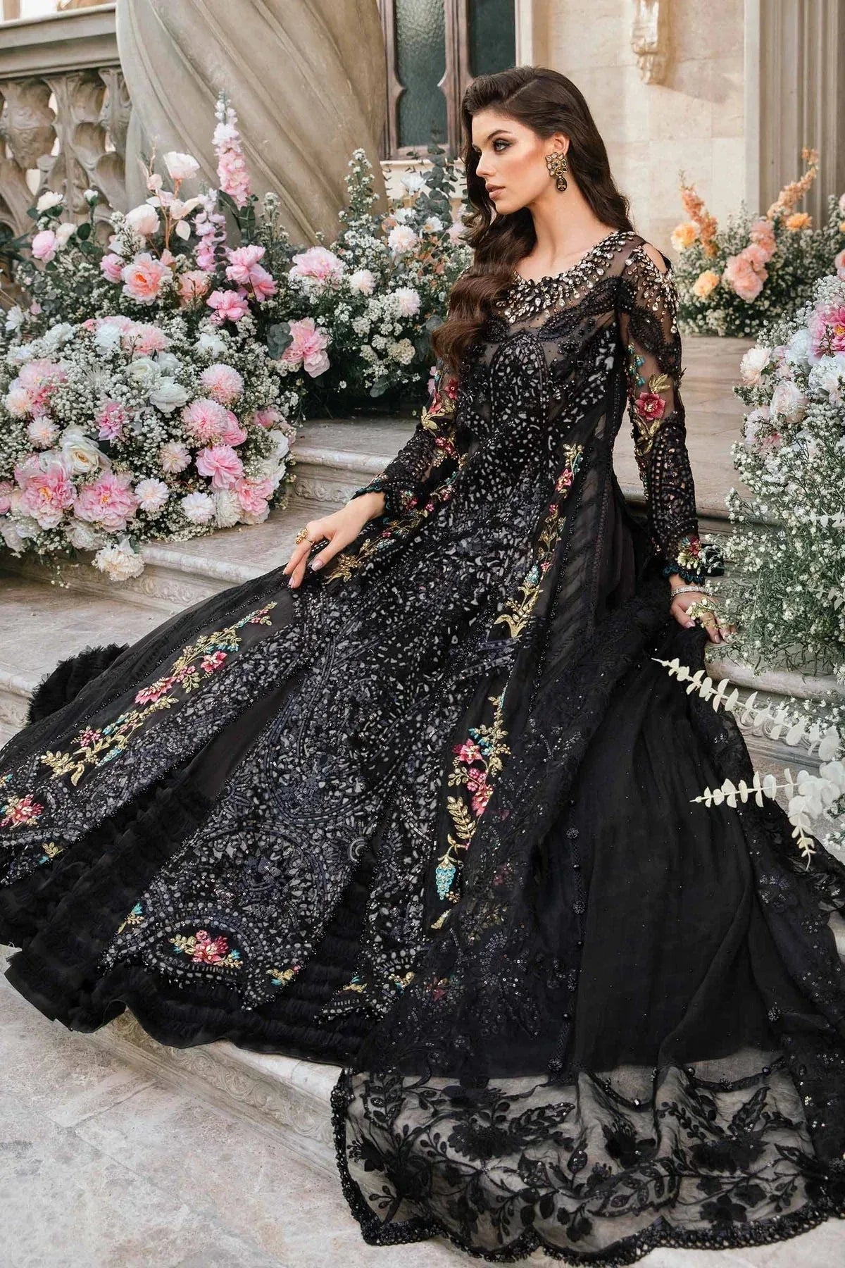 Maria B | Mbroidered Fabrics 2024 | BD-2802 - Rang-e-Khaas