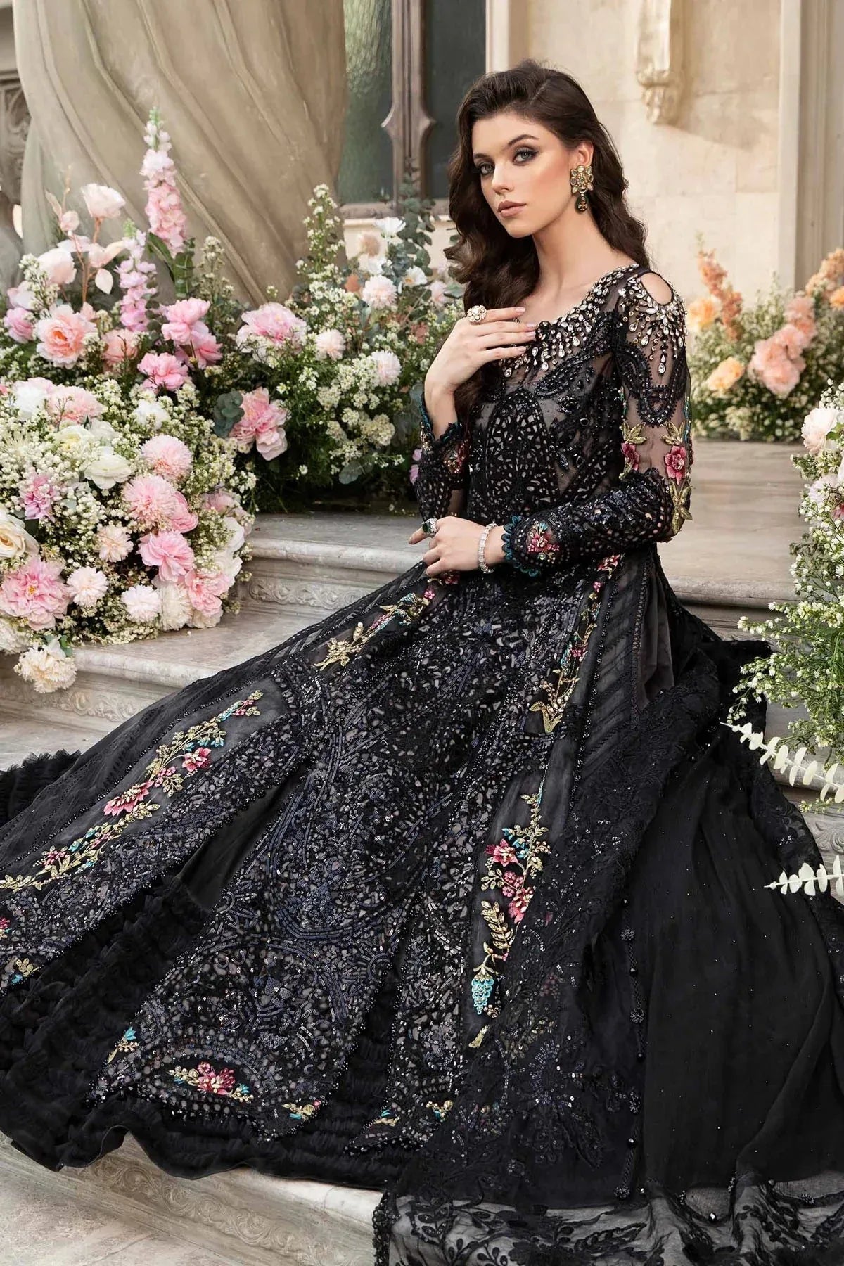 Maria B | Mbroidered Fabrics 2024 | BD-2802 - Rang-e-Khaas