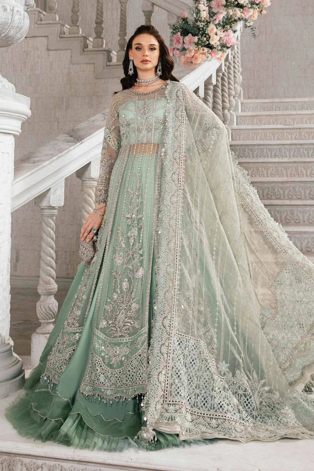 Maria B | Mbroidered Fabrics 2024 | BD-2803 - Rang-e-Khaas