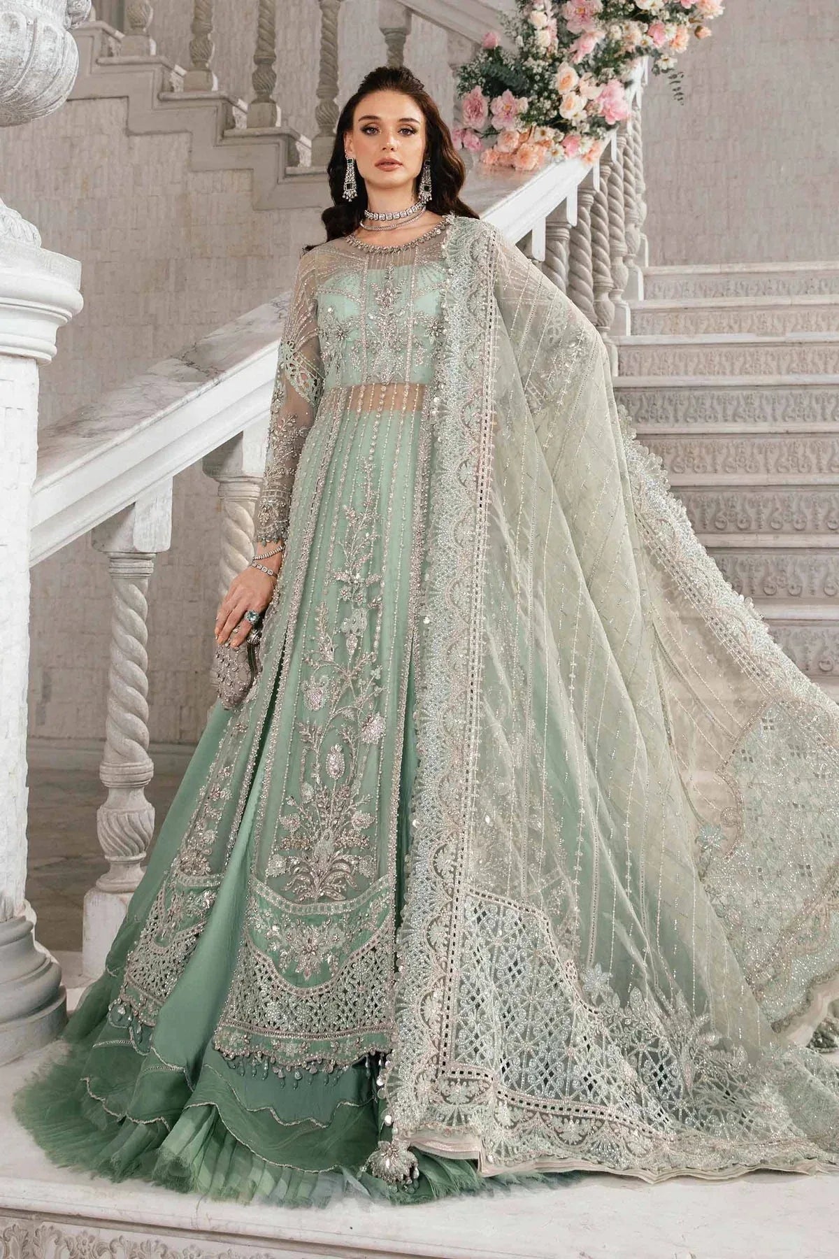Maria B | Mbroidered Fabrics 2024 | BD-2803 - Rang-e-Khaas