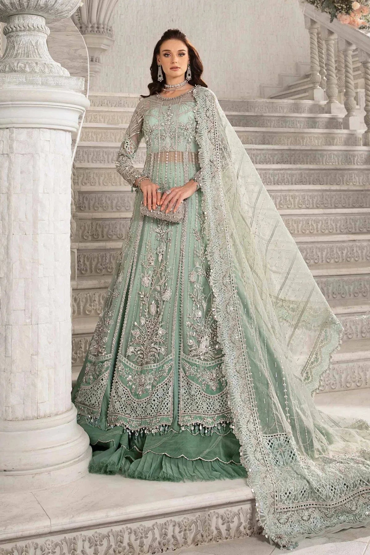 Maria B | Mbroidered Fabrics 2024 | BD-2803 - Rang-e-Khaas