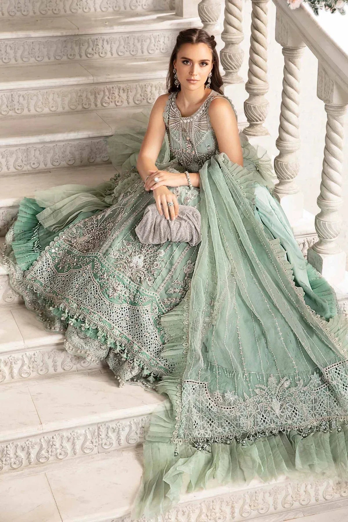 Maria B | Mbroidered Fabrics 2024 | BD-2803 - Rang-e-Khaas