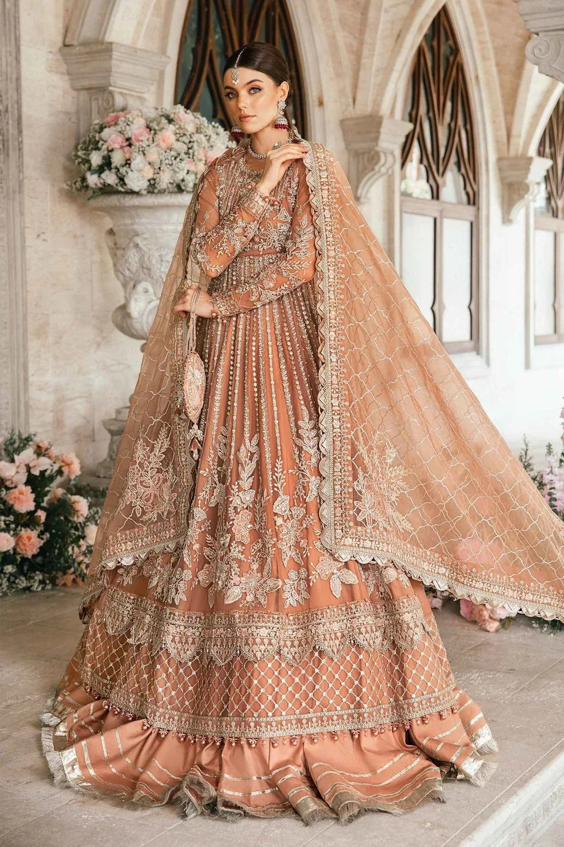 Maria B | Mbroidered Fabrics 2024 | BD-2804 - Rang-e-Khaas