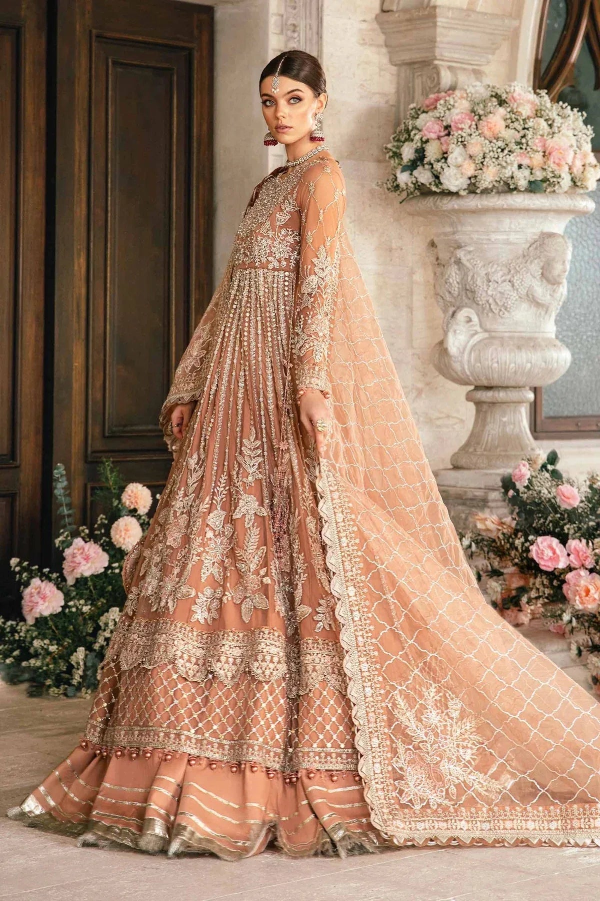 Maria B | Mbroidered Fabrics 2024 | BD-2804 - Rang-e-Khaas