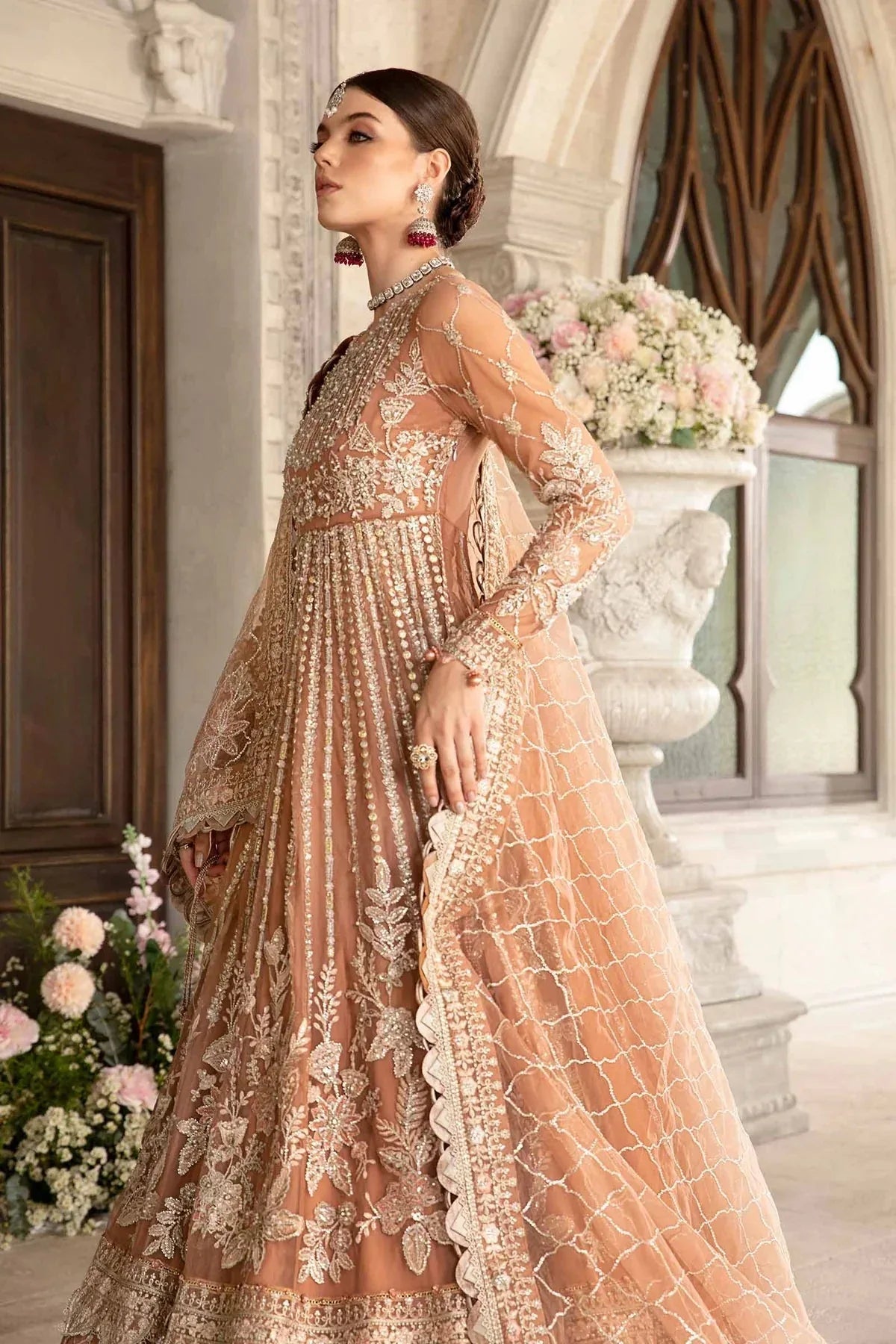 Maria B | Mbroidered Fabrics 2024 | BD-2804 - Rang-e-Khaas