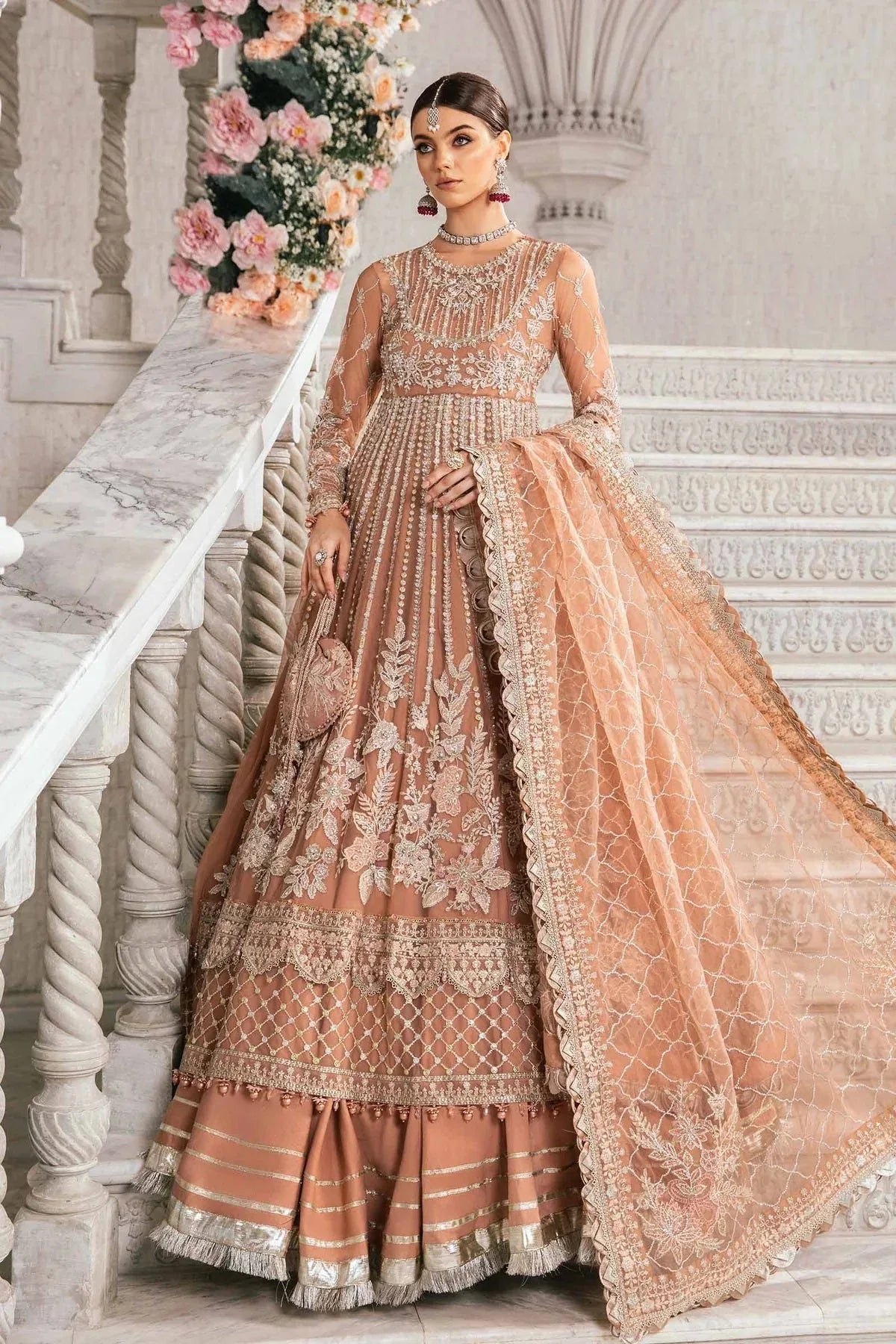 Maria B | Mbroidered Fabrics 2024 | BD-2804 - Rang-e-Khaas