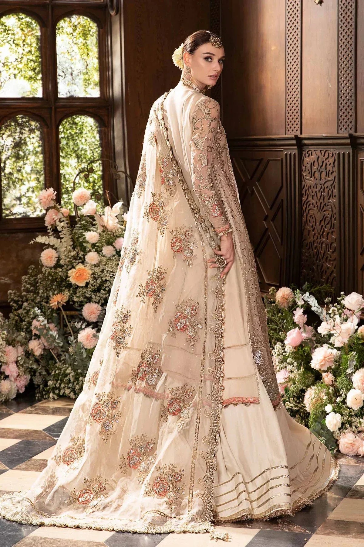 Maria B | Mbroidered Fabrics 2024 | BD-2805 - Rang-e-Khaas