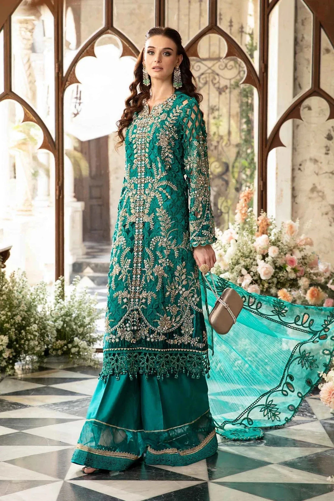 Maria B | Mbroidered Fabrics 2024 | BD-2806 - Rang-e-Khaas