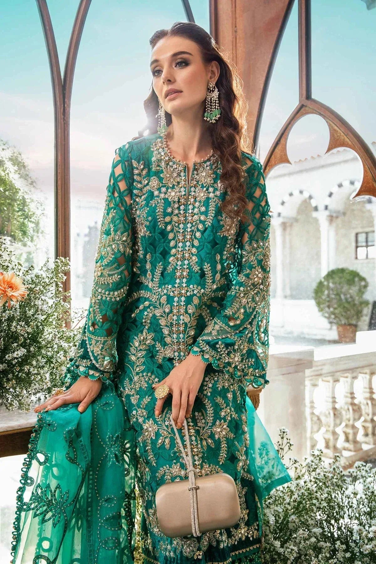 Maria B | Mbroidered Fabrics 2024 | BD-2806 - Rang-e-Khaas