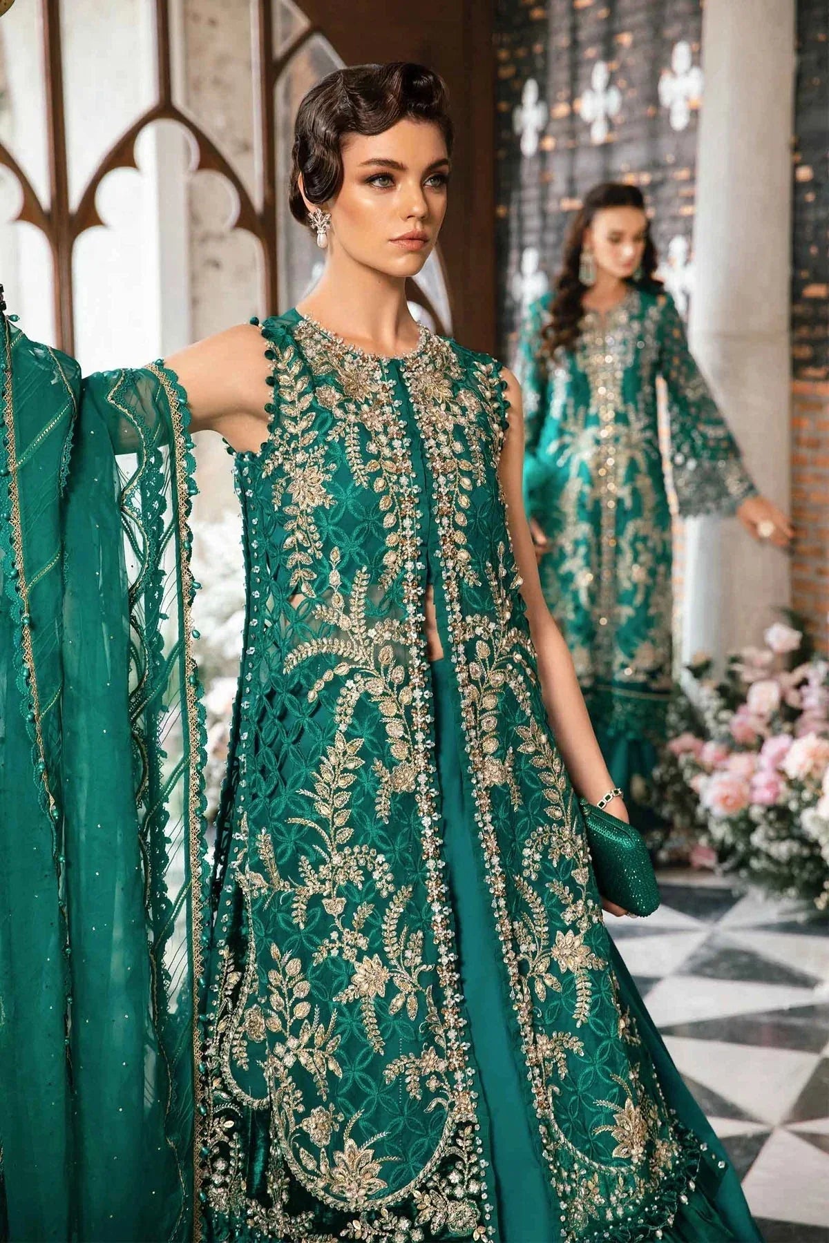 Maria B | Mbroidered Fabrics 2024 | BD-2806 - Rang-e-Khaas