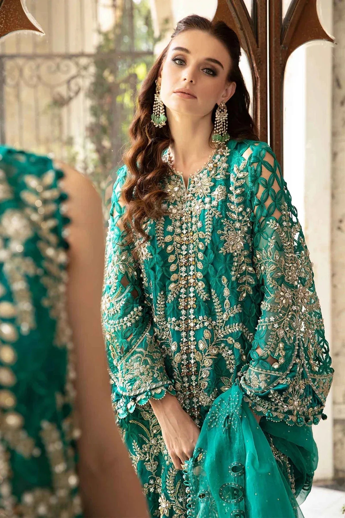Maria B | Mbroidered Fabrics 2024 | BD-2806 - Rang-e-Khaas