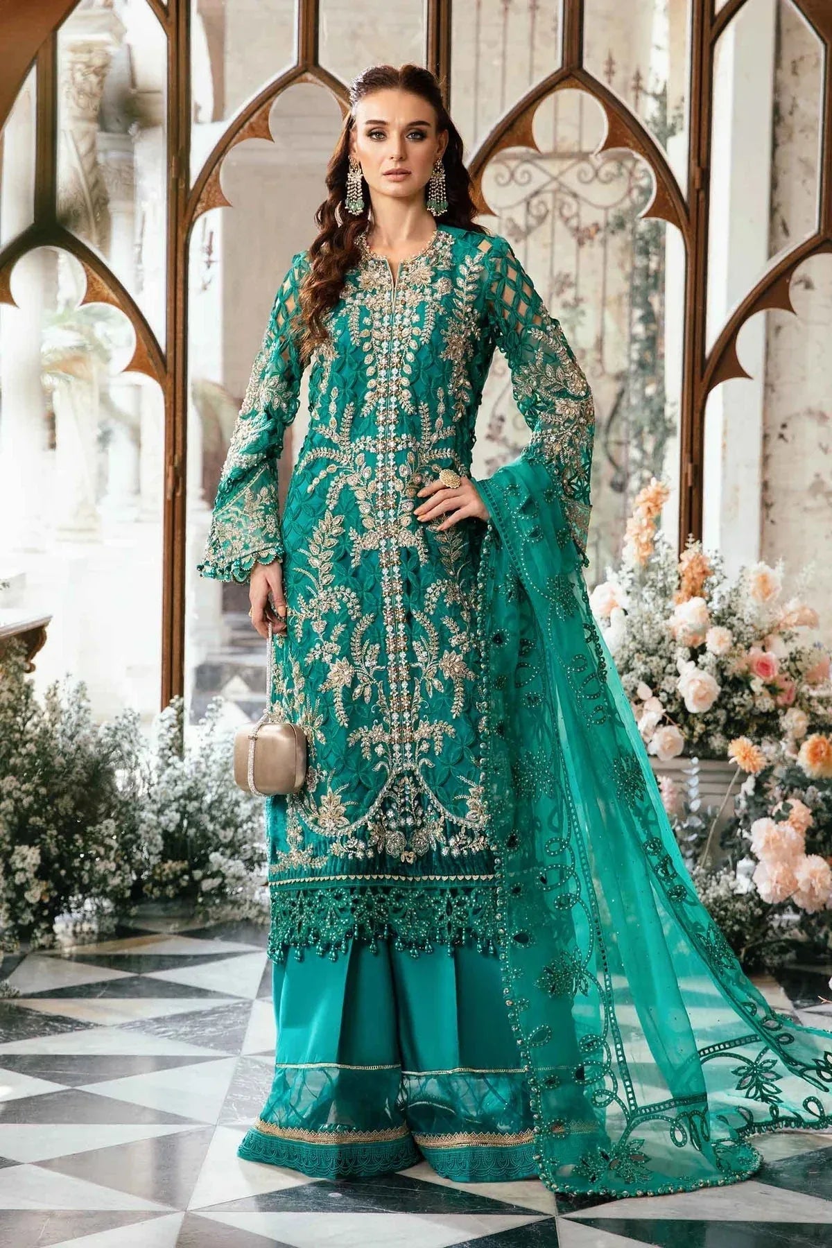 Maria B | Mbroidered Fabrics 2024 | BD-2806 - Rang-e-Khaas