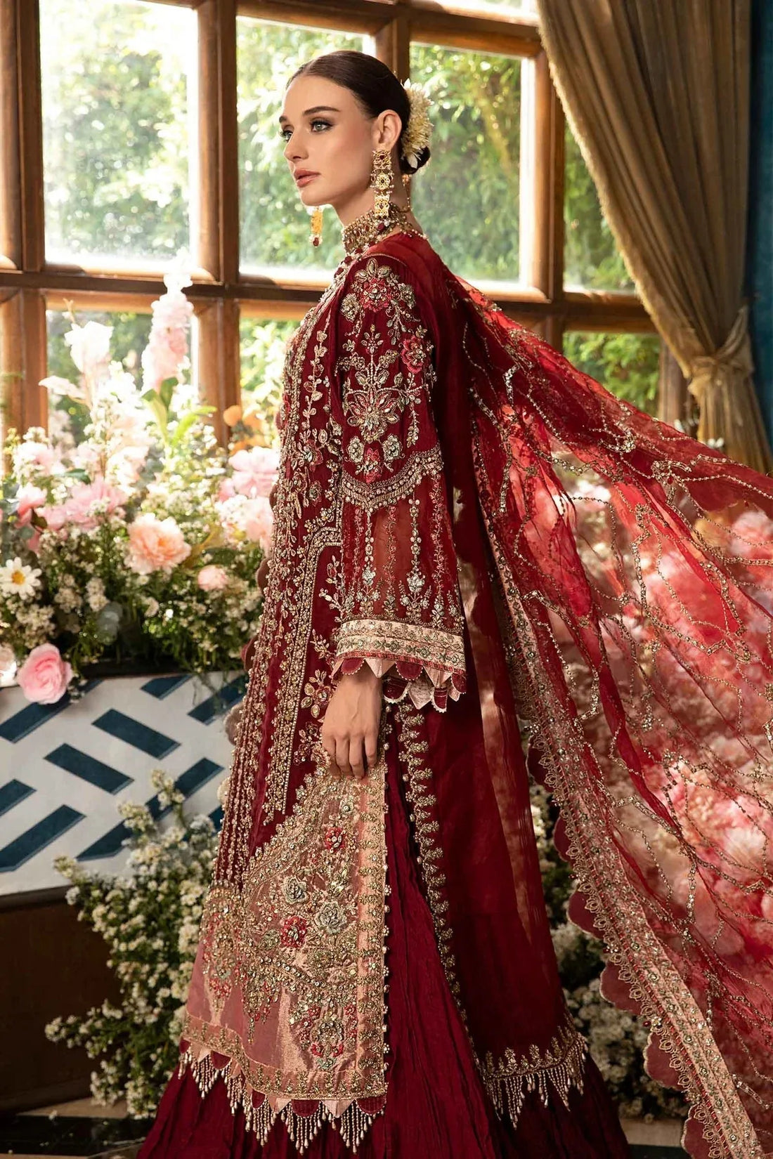 Maria B | Mbroidered Fabrics 2024 | BD-2807 - Rang-e-Khaas