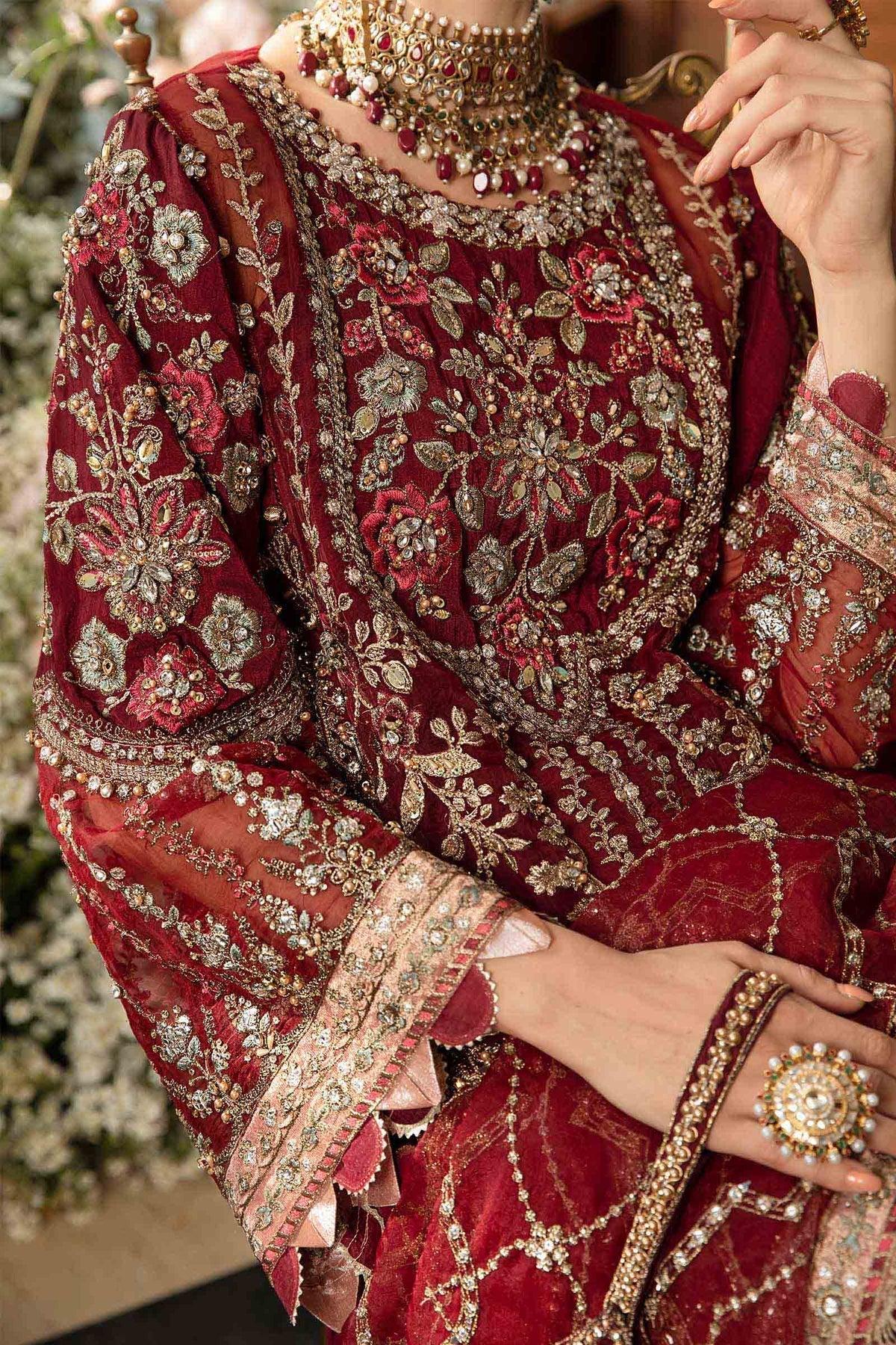 Maria B | Mbroidered Fabrics 2024 | BD-2807 - Rang-e-Khaas