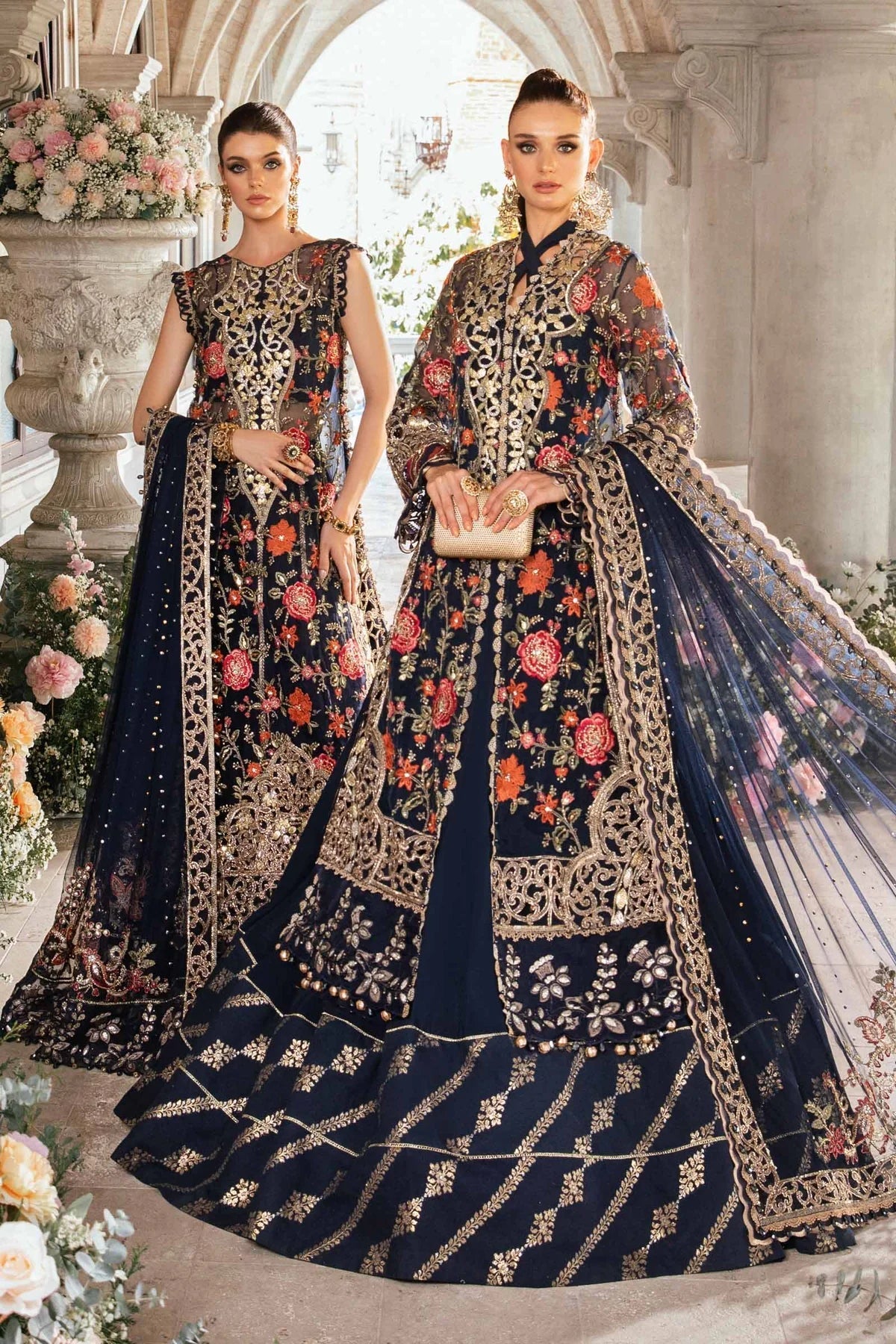 Maria B | Mbroidered Fabrics 2024 | BD-2808 - Rang-e-Khaas
