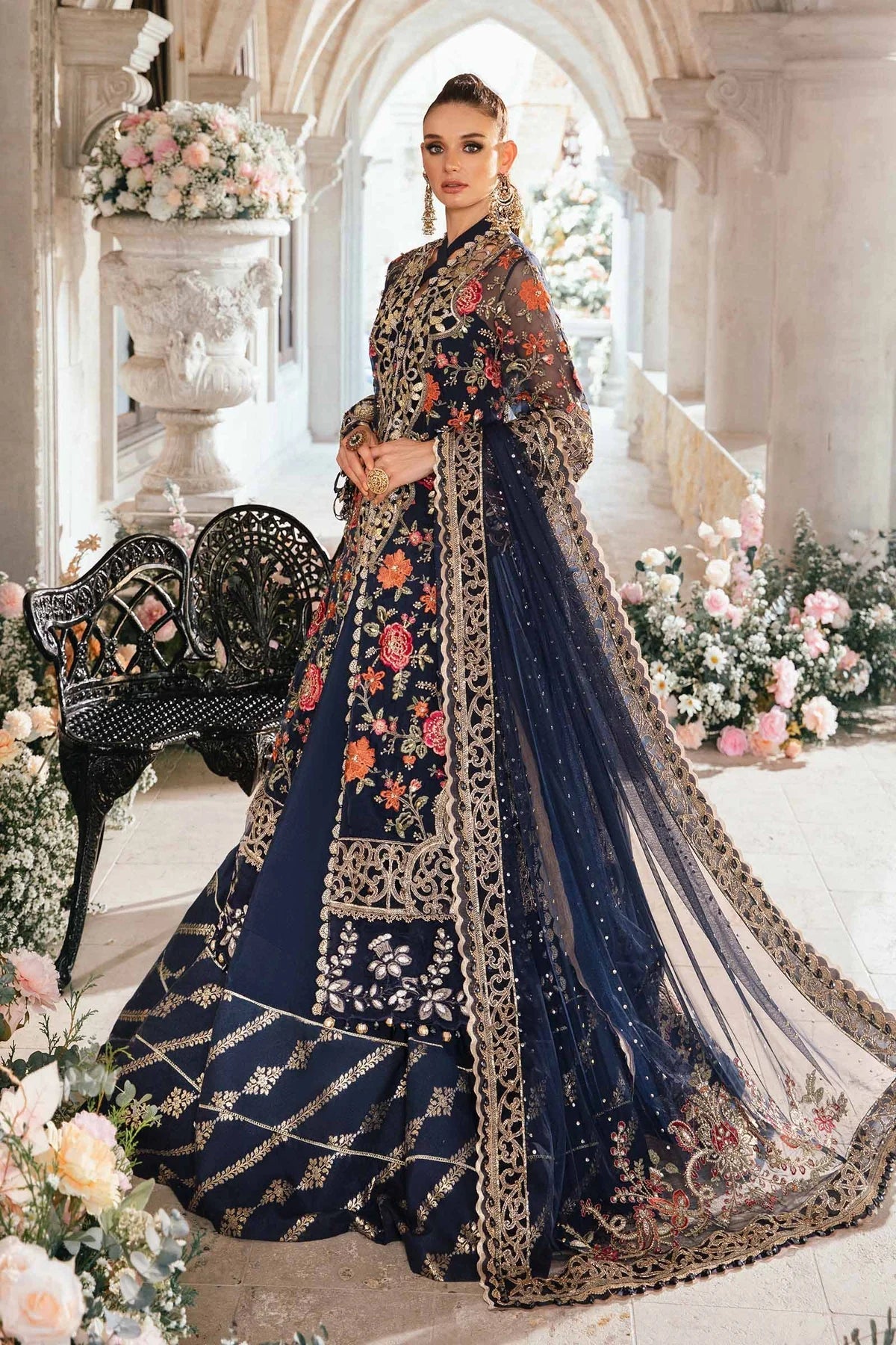 Maria B | Mbroidered Fabrics 2024 | BD-2808 - Rang-e-Khaas