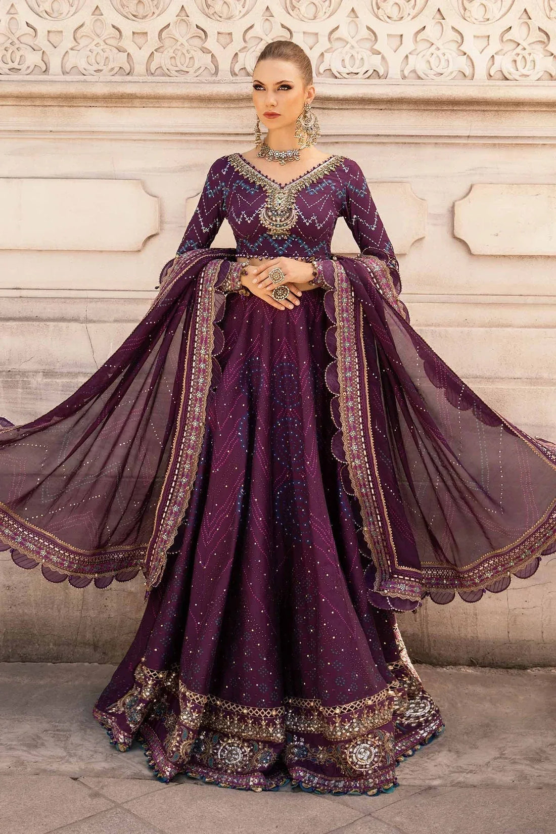 Maria B | Sateen Formals 24 | CST-802 - Rang-e-Khaas