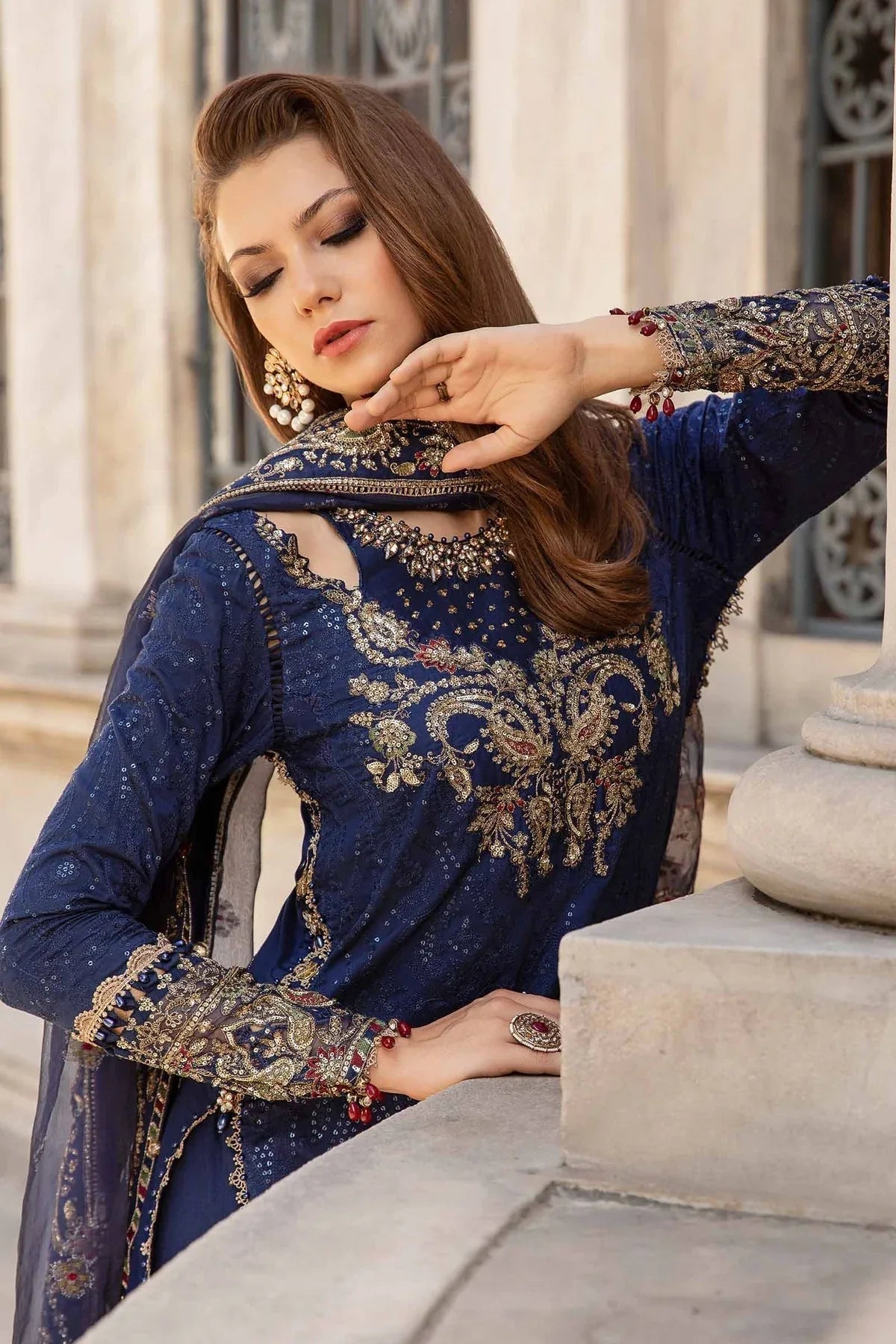 Maria B | Sateen Formals 24 | CST-804 - Rang-e-Khaas