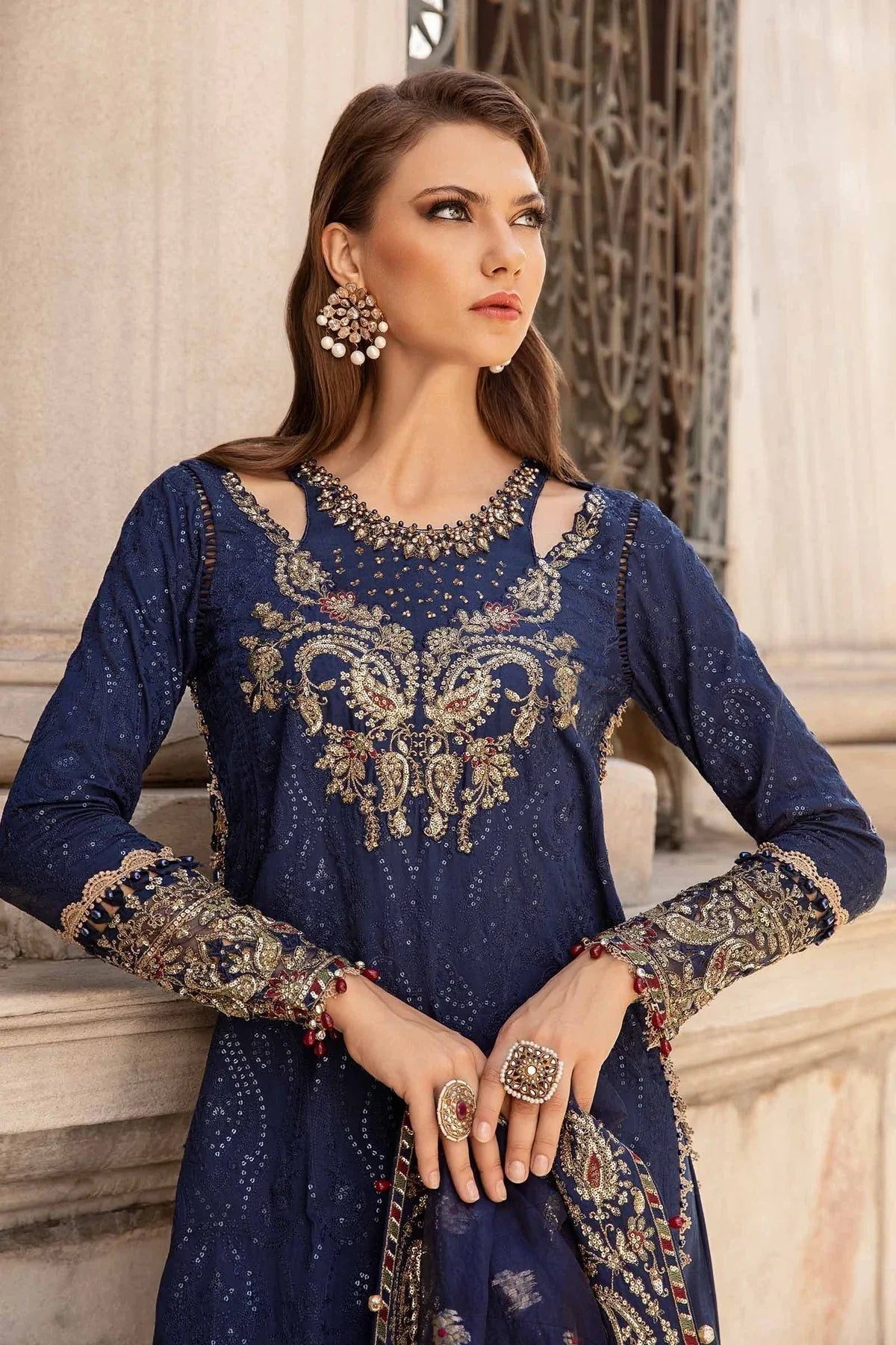 Maria B | Sateen Formals 24 | CST-804 - Rang-e-Khaas