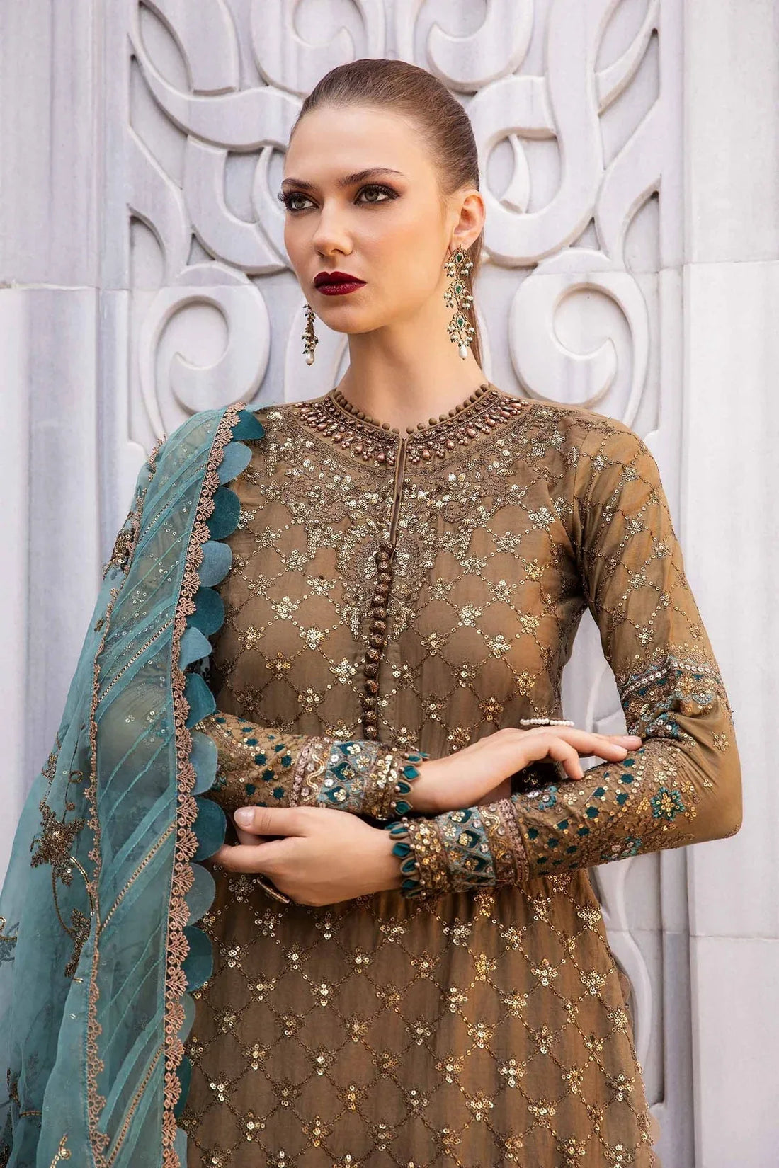 Maria B | Sateen Formals 24 | CST-808 - Rang-e-Khaas