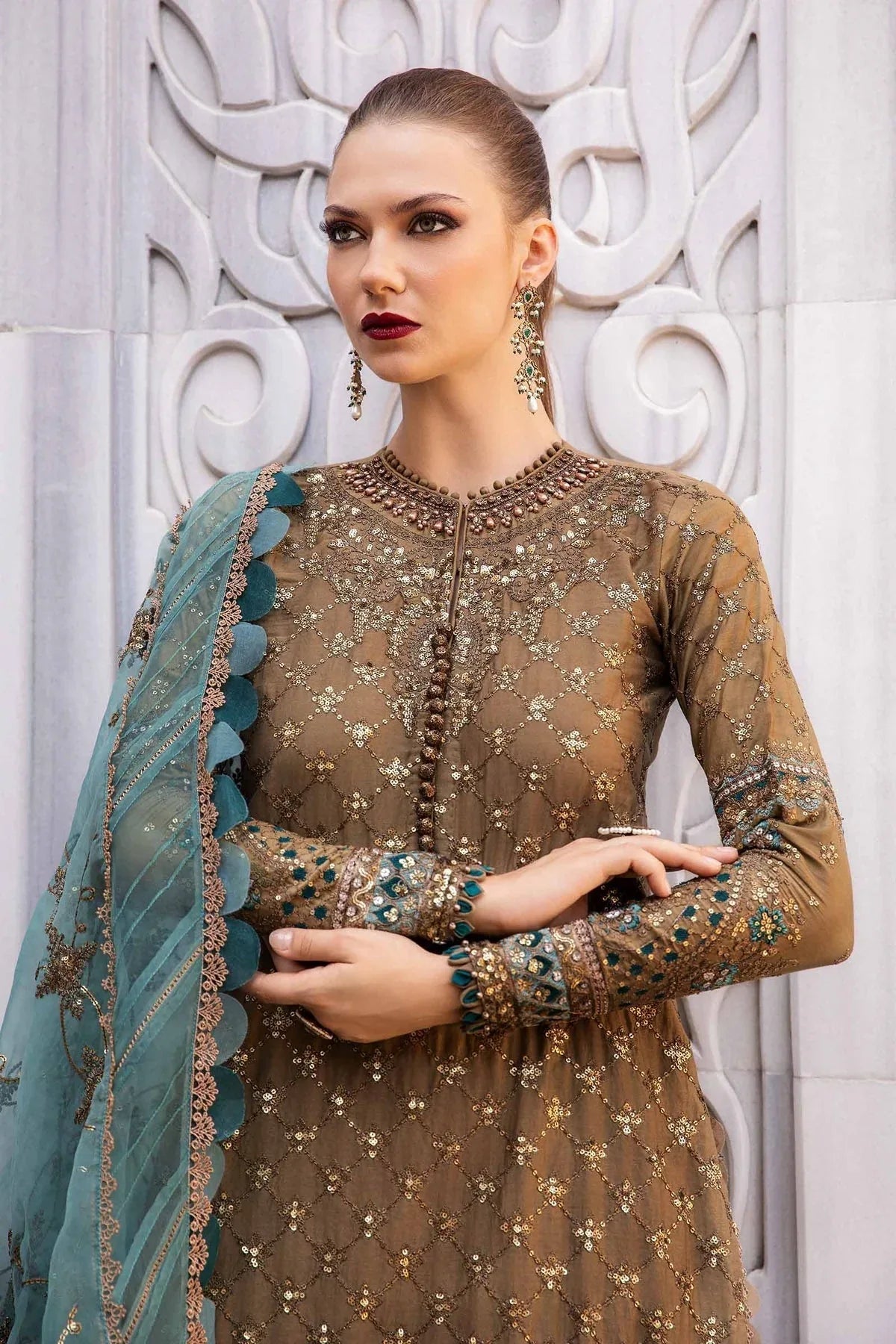 Maria B | Sateen Formals 24 | CST-808 - Rang-e-Khaas