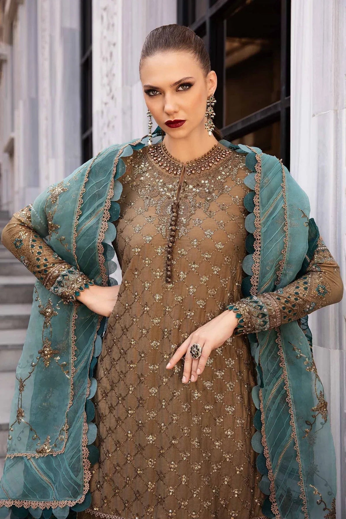 Maria B | Sateen Formals 24 | CST-808 - Rang-e-Khaas