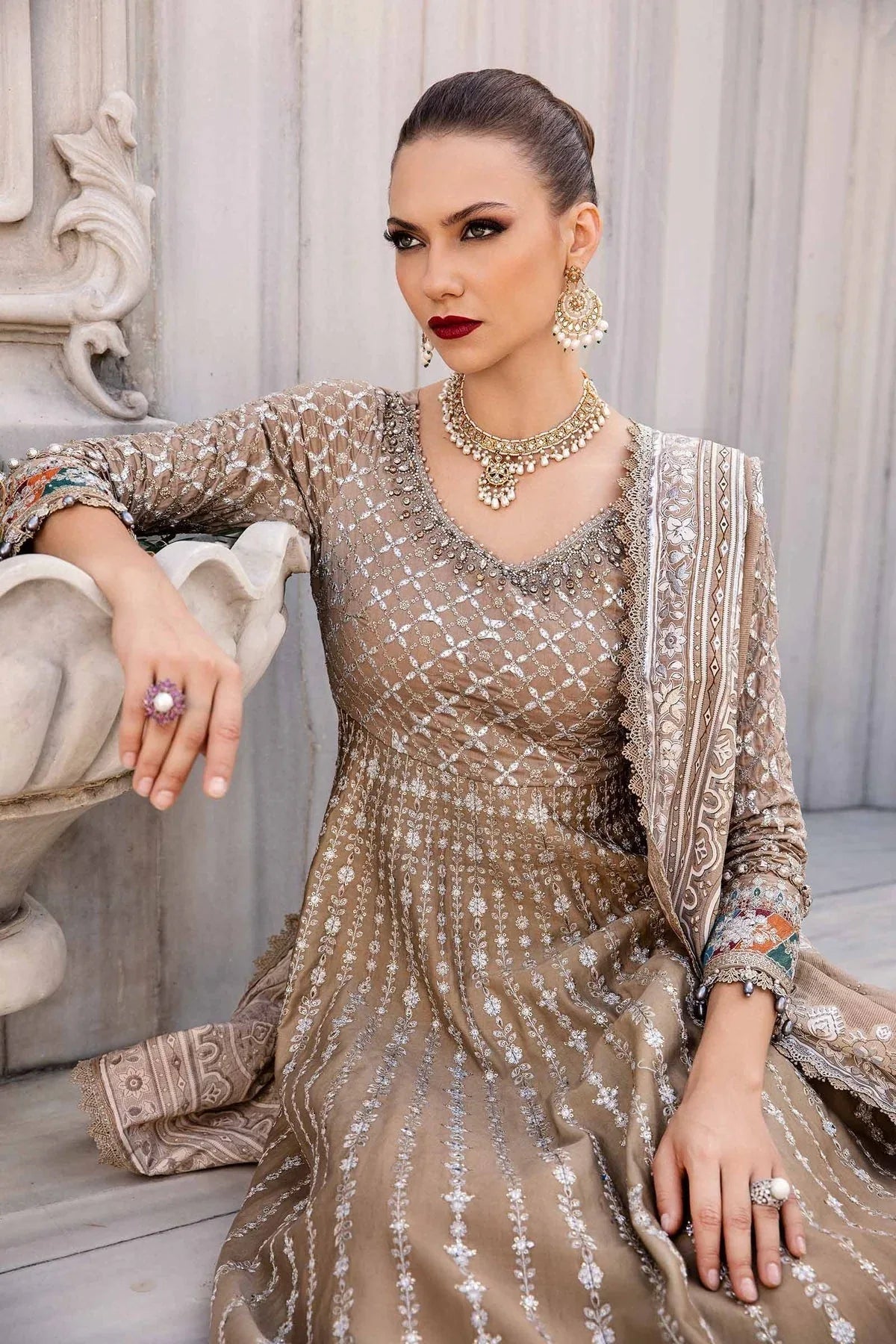 Maria B | Sateen Formals 24 | CST-810 - Rang-e-Khaas