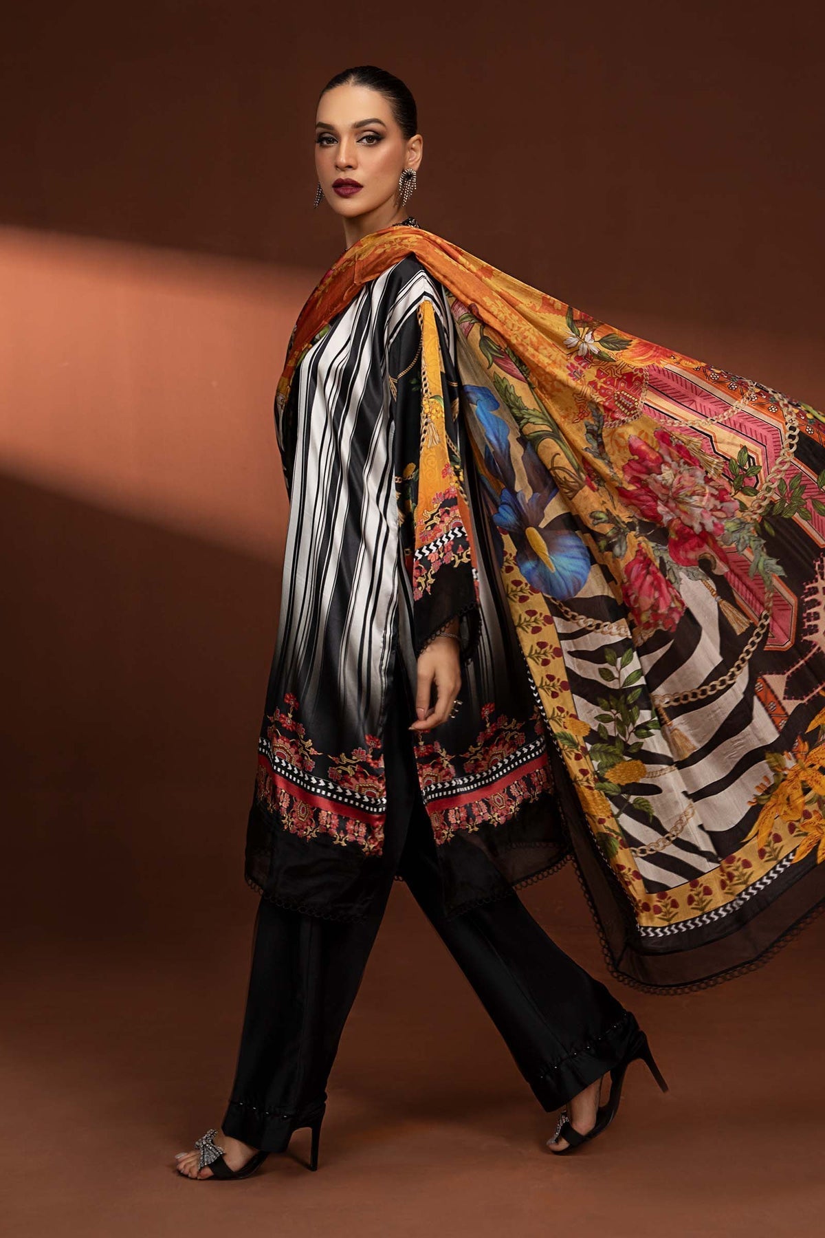 Maria B | Silk Collection 24 | MPS-PF24-01 - Rang-e-Khaas