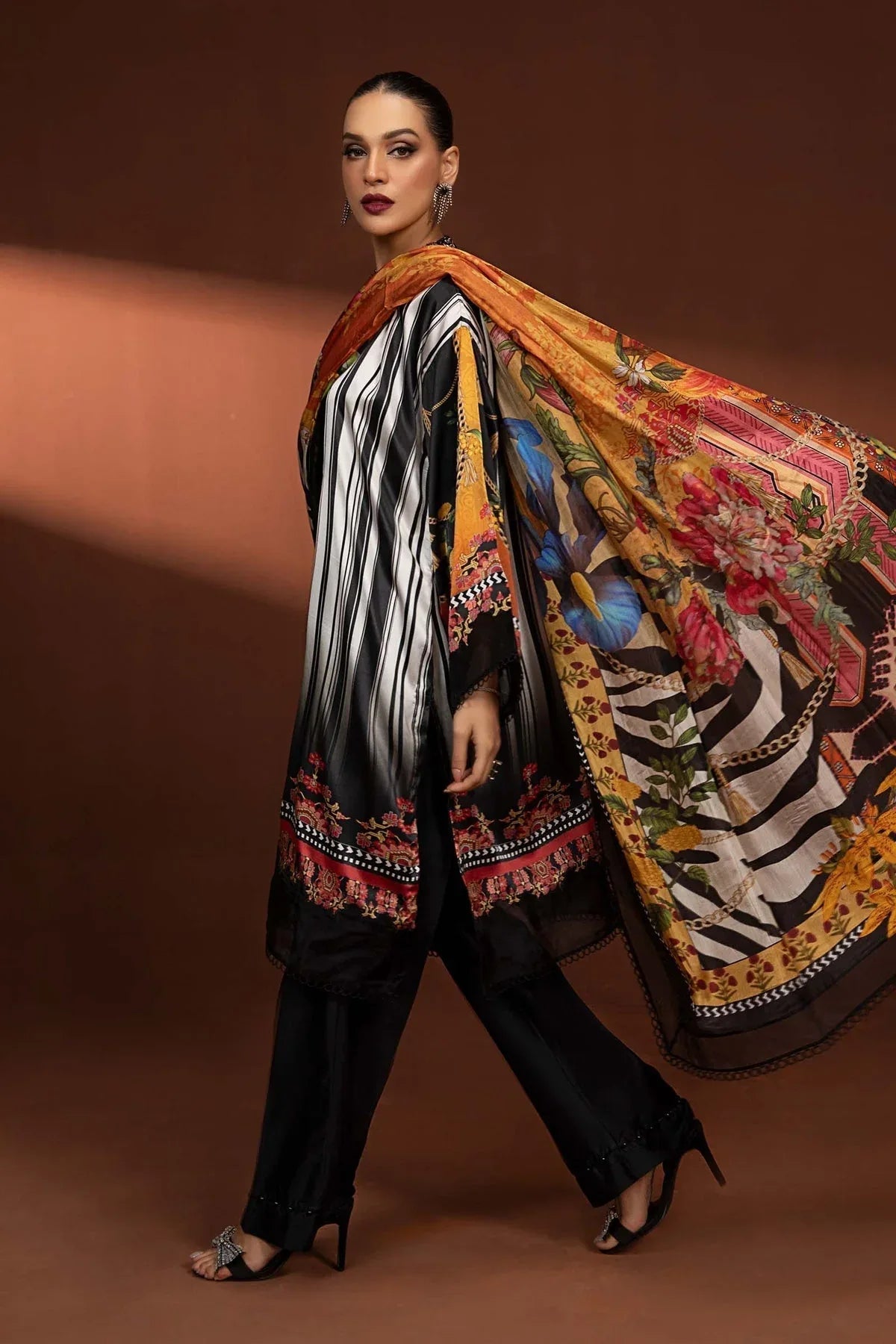 Maria B | Silk Collection 24 | MPS-PF24-01 - Rang-e-Khaas