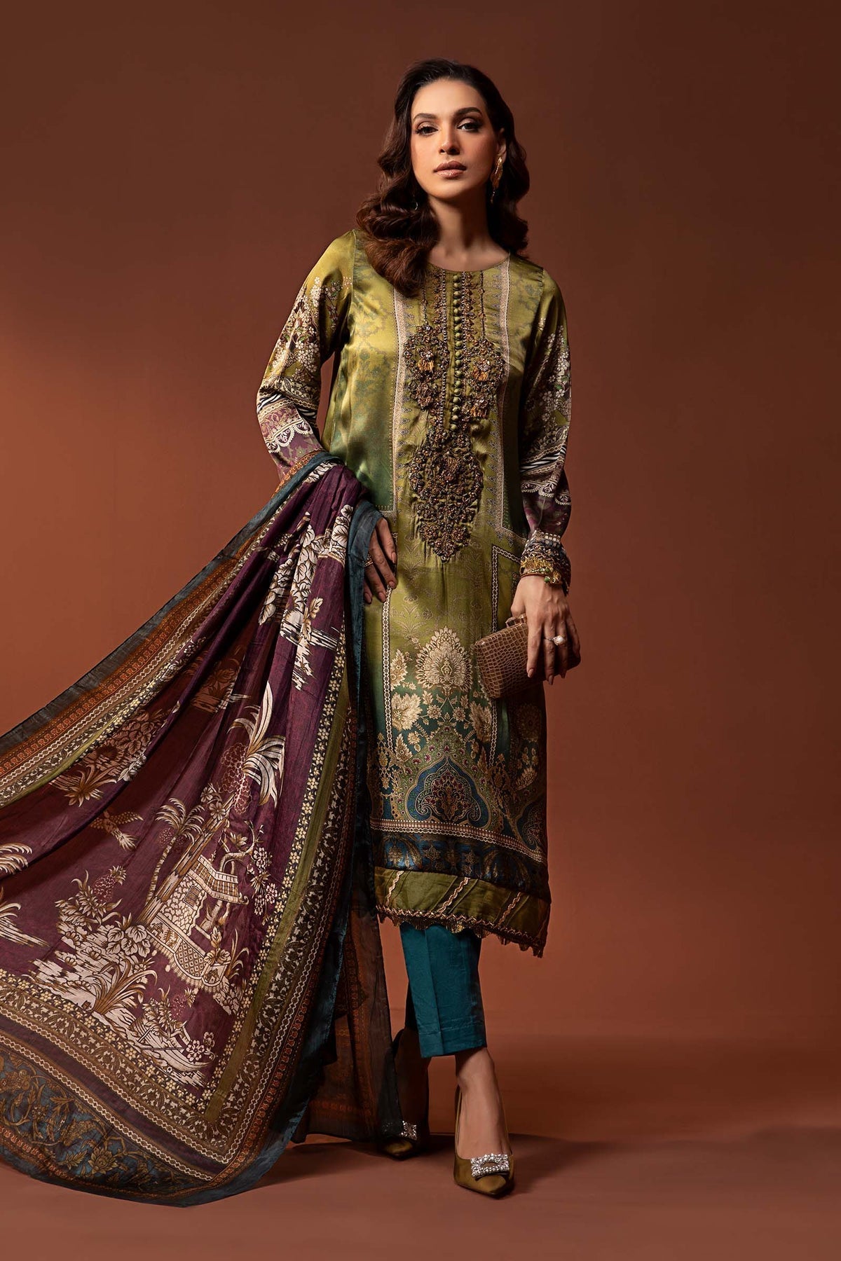 Maria B | Silk Collection 24 | MPS-PF24-03 - Rang-e-Khaas