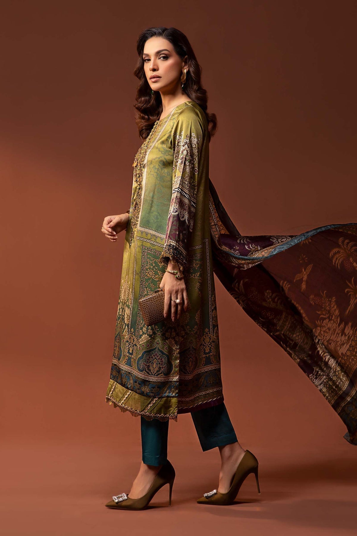 Maria B | Silk Collection 24 | MPS-PF24-03 - Rang-e-Khaas