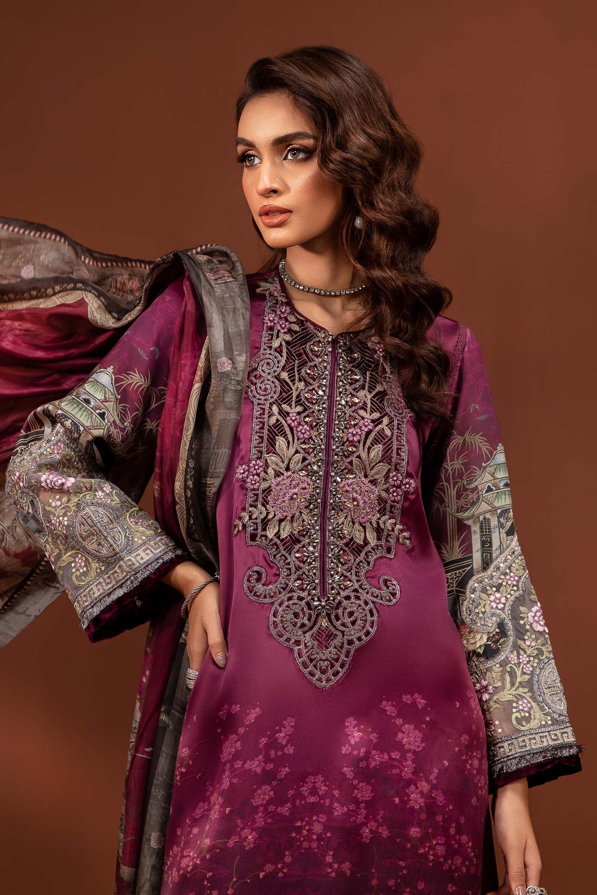 Maria B | Silk Collection 24 | MPS-PF24-04 - Rang-e-Khaas