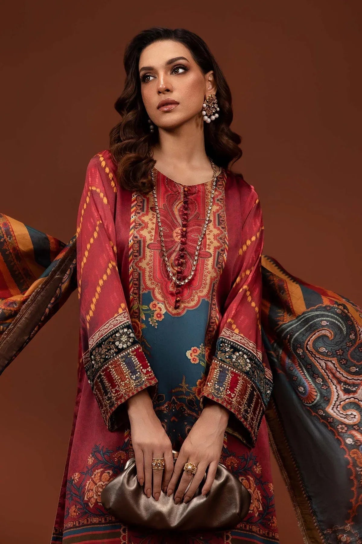 Maria B | Silk Collection 24 | MPS-PF24-08 - Rang-e-Khaas